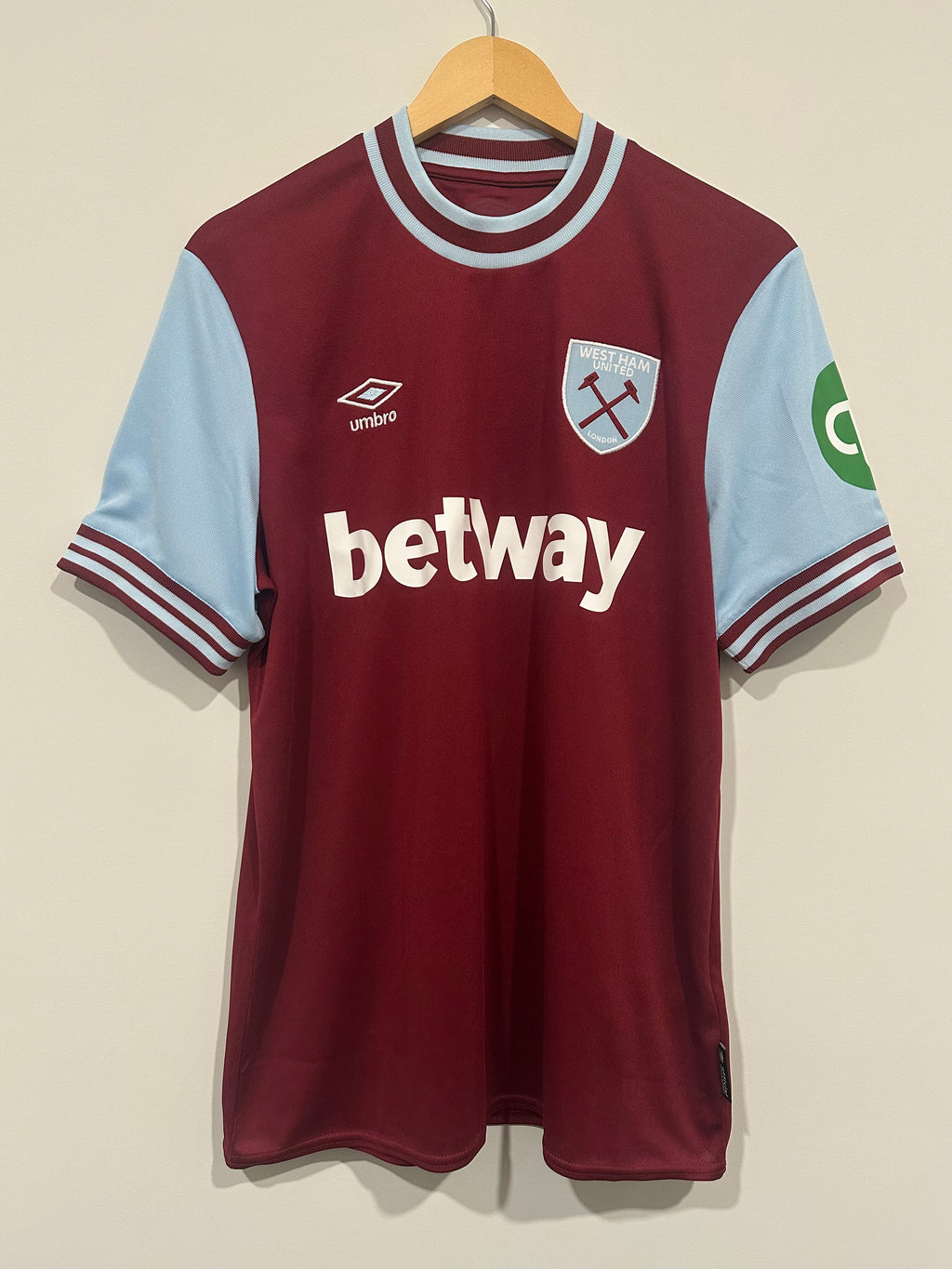 West Ham 2024-25 Home Soccer Jersey (M) NWT
