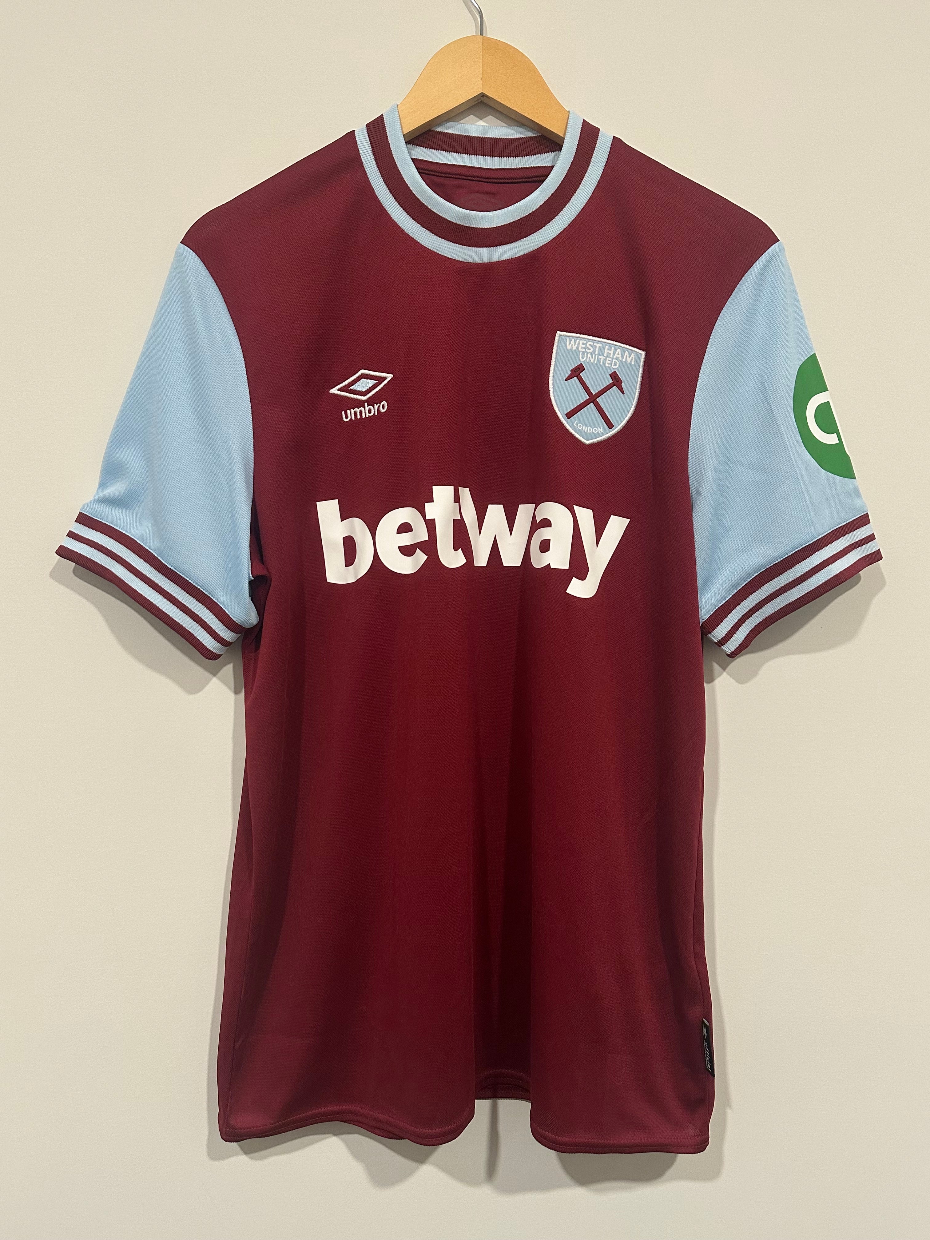 West Ham 2024-25 Home Soccer Jersey (M) NWT