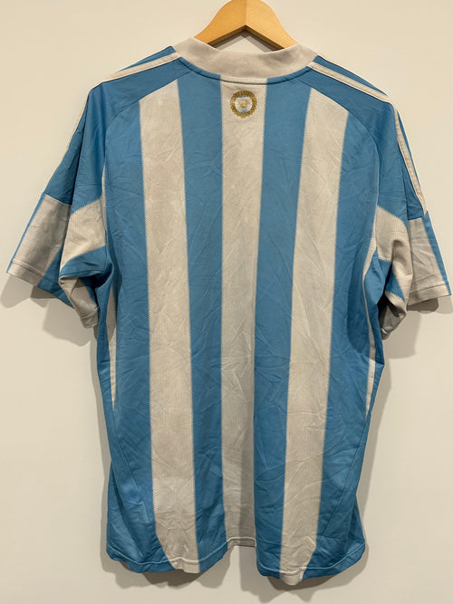 Argentina 2010-11 Home Soccer Jersey (L)