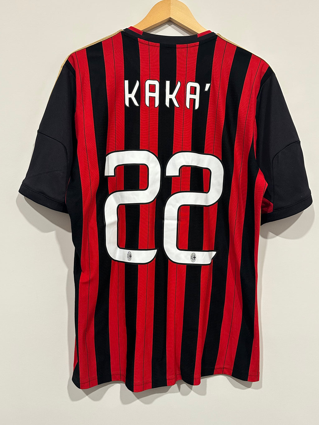 AC Milan 2013-14 Home Soccer Jersey Kaka #22 (L)