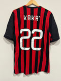 AC Milan 2013-14 Home Soccer Jersey Kaka #22 (L)