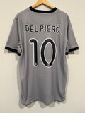 Juventus 2009-10 Away Soccer Jersey Del Piero #10 (XL) NWT