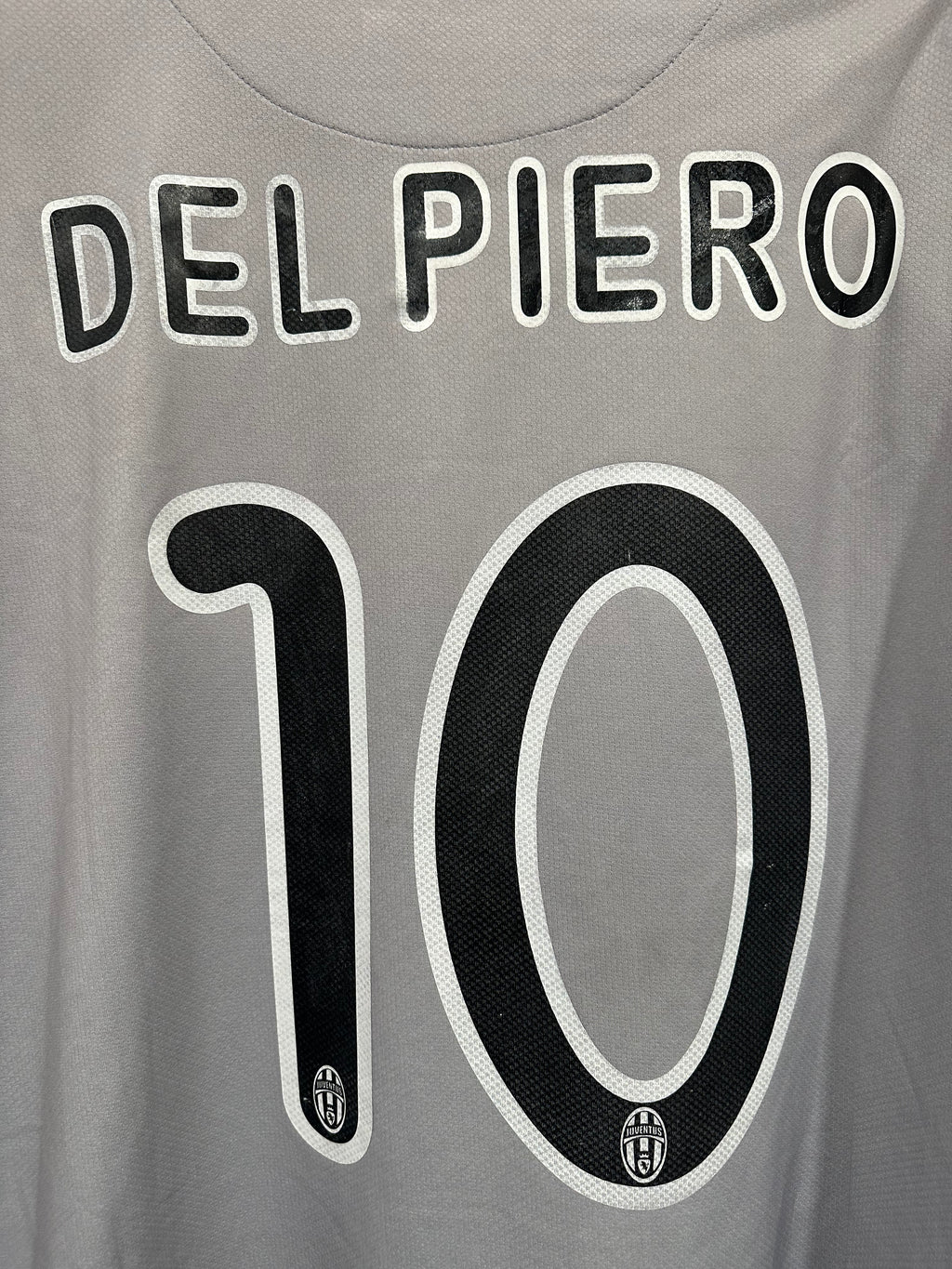 Juventus 2009-10 Away Soccer Jersey Del Piero #10 (XL) NWT