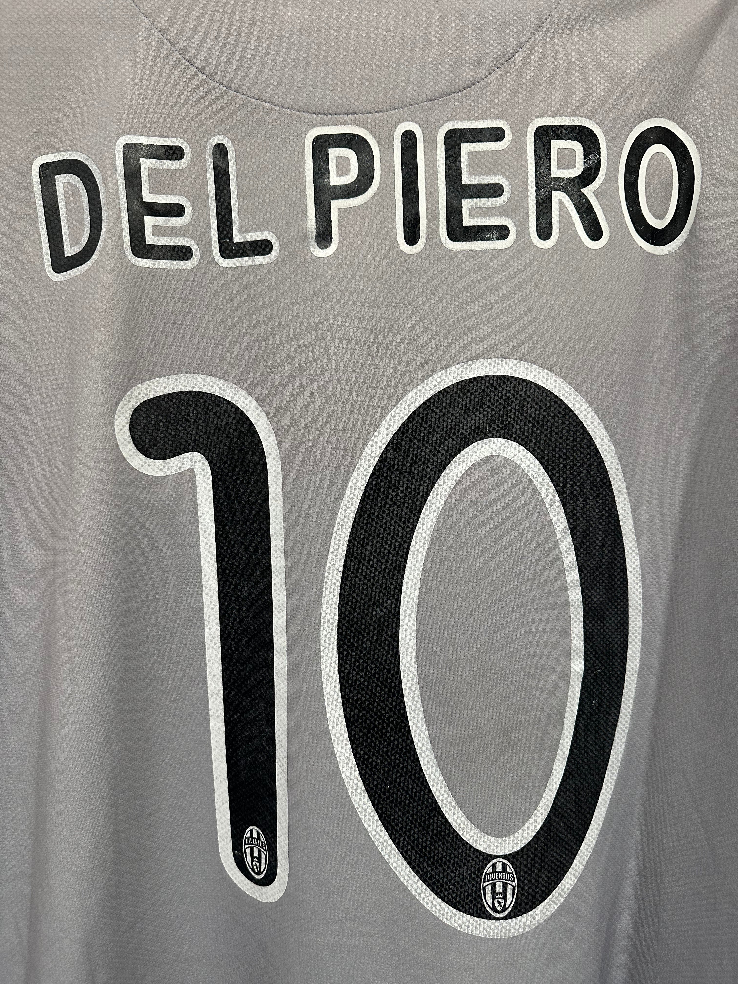 Juventus 2009-10 Away Soccer Jersey Del Piero #10 (XL) NWT