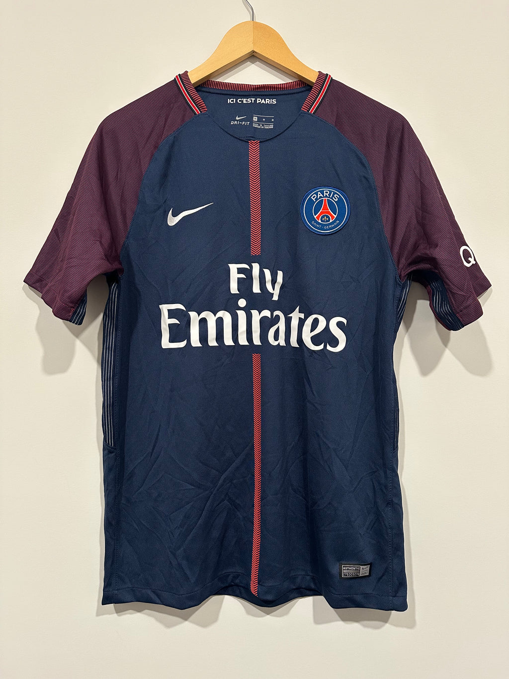 PSG 2017-18 Home Soccer Jersey (M)