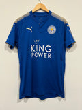 Leicester City 2017-18 Home Soccer Jersey (M)