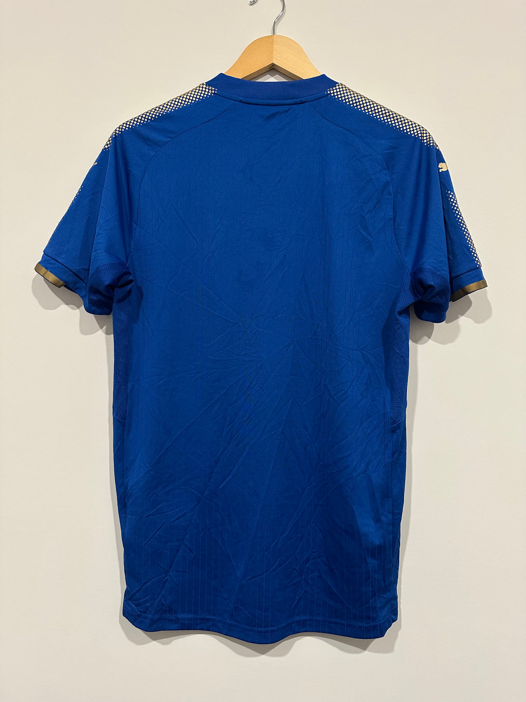 Leicester City 2017-18 Home Soccer Jersey (M)