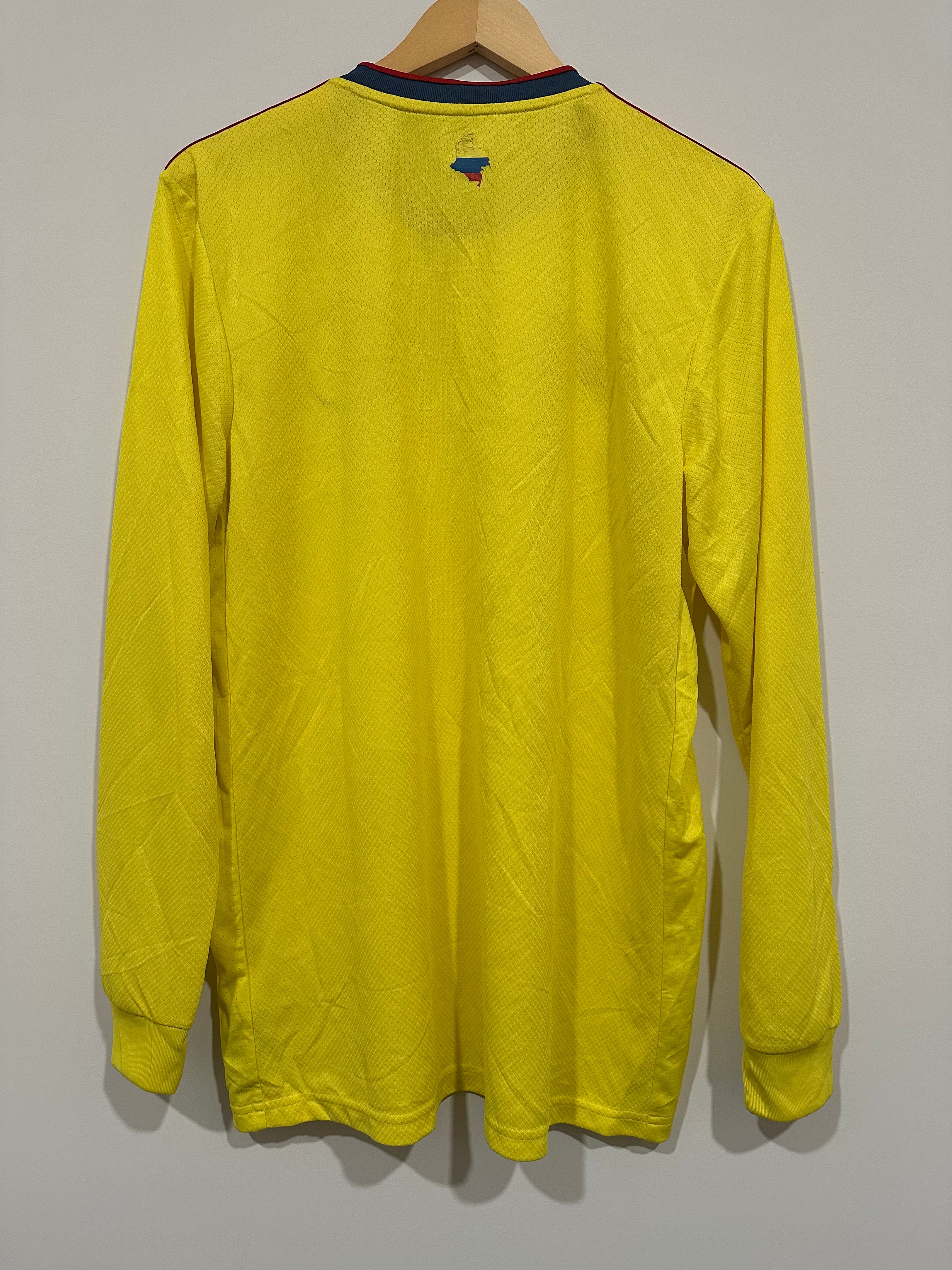 Colombia 2018 Home Soccer Jersey Long Sleeve (L)