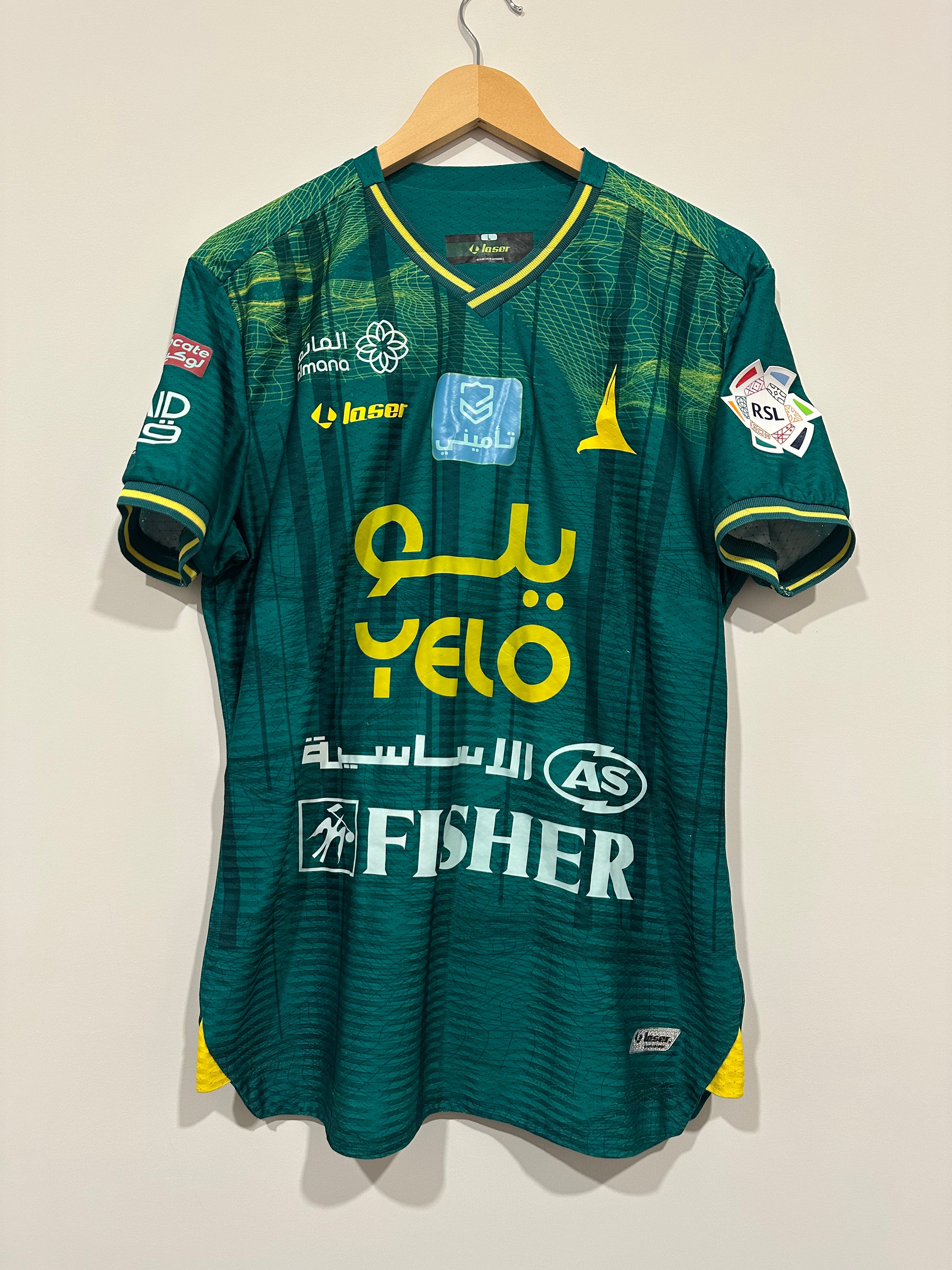 Al-Khaleej FC 2024-25 Away Soccer Jersey Hisham #77 (L)