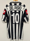 Juventus 2001-02 Home Soccer Jersey Del Piero #10 (XXL)