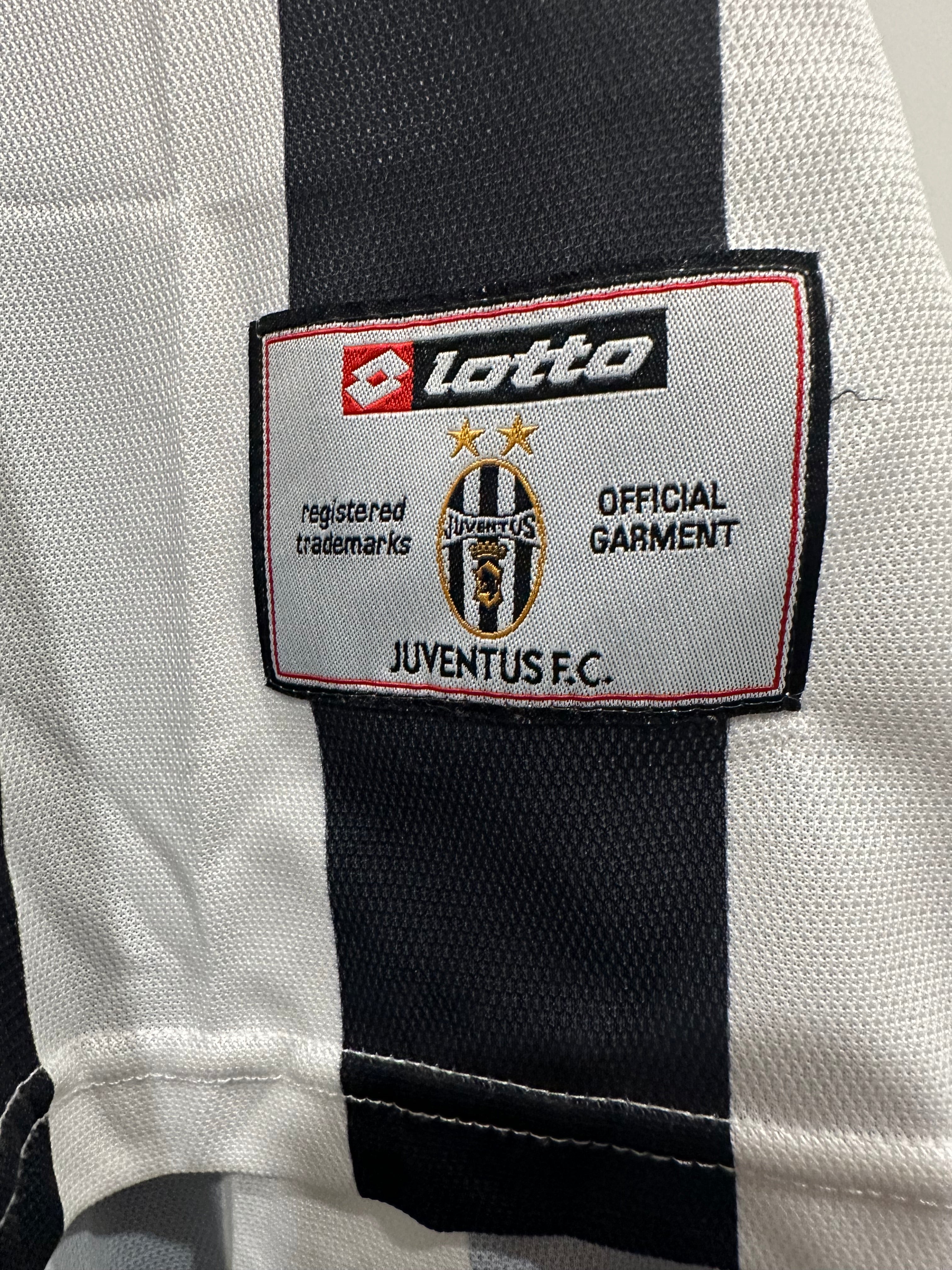 Juventus 2001-02 Home Soccer Jersey Del Piero #10 (XXL)