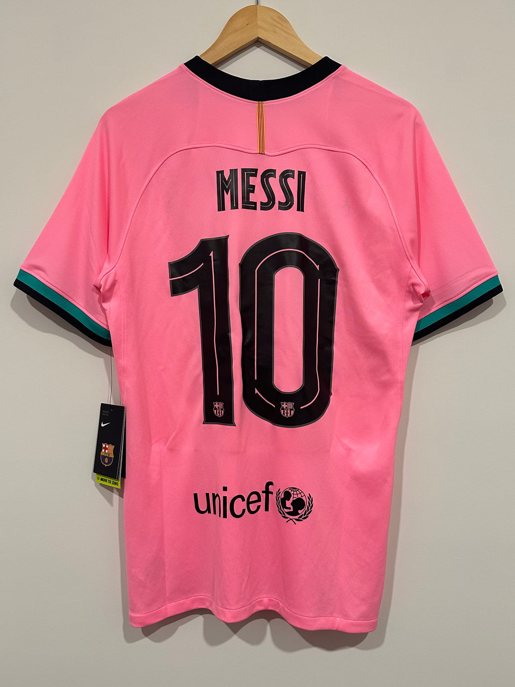 FC Barcelona 2020-21 Third Soccer Jersey Messi #10 (M) NWT