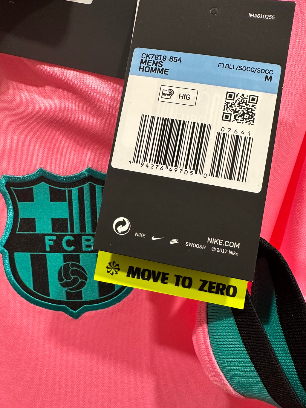 FC Barcelona 2020-21 Third Soccer Jersey Messi #10 (M) NWT