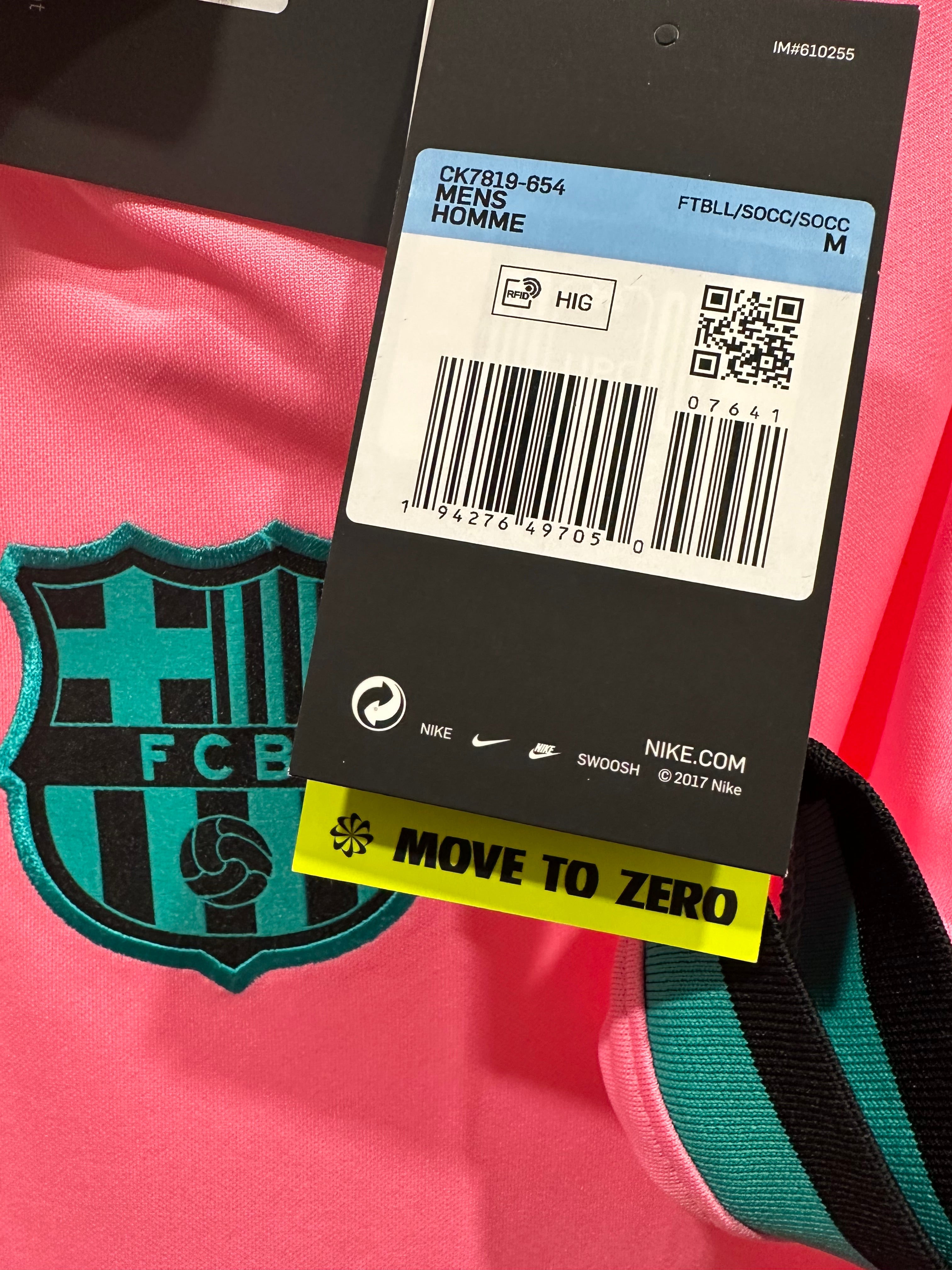 FC Barcelona 2020-21 Third Soccer Jersey Messi #10 (M) NWT