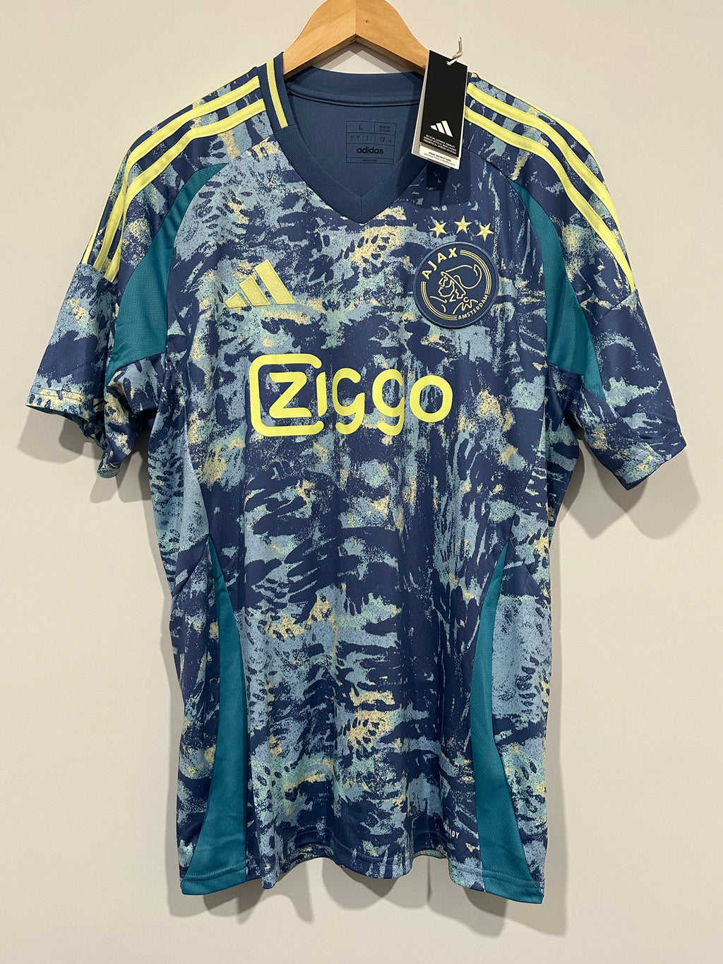 Ajax 2024-25 Away Soccer Jersey (L) NWT