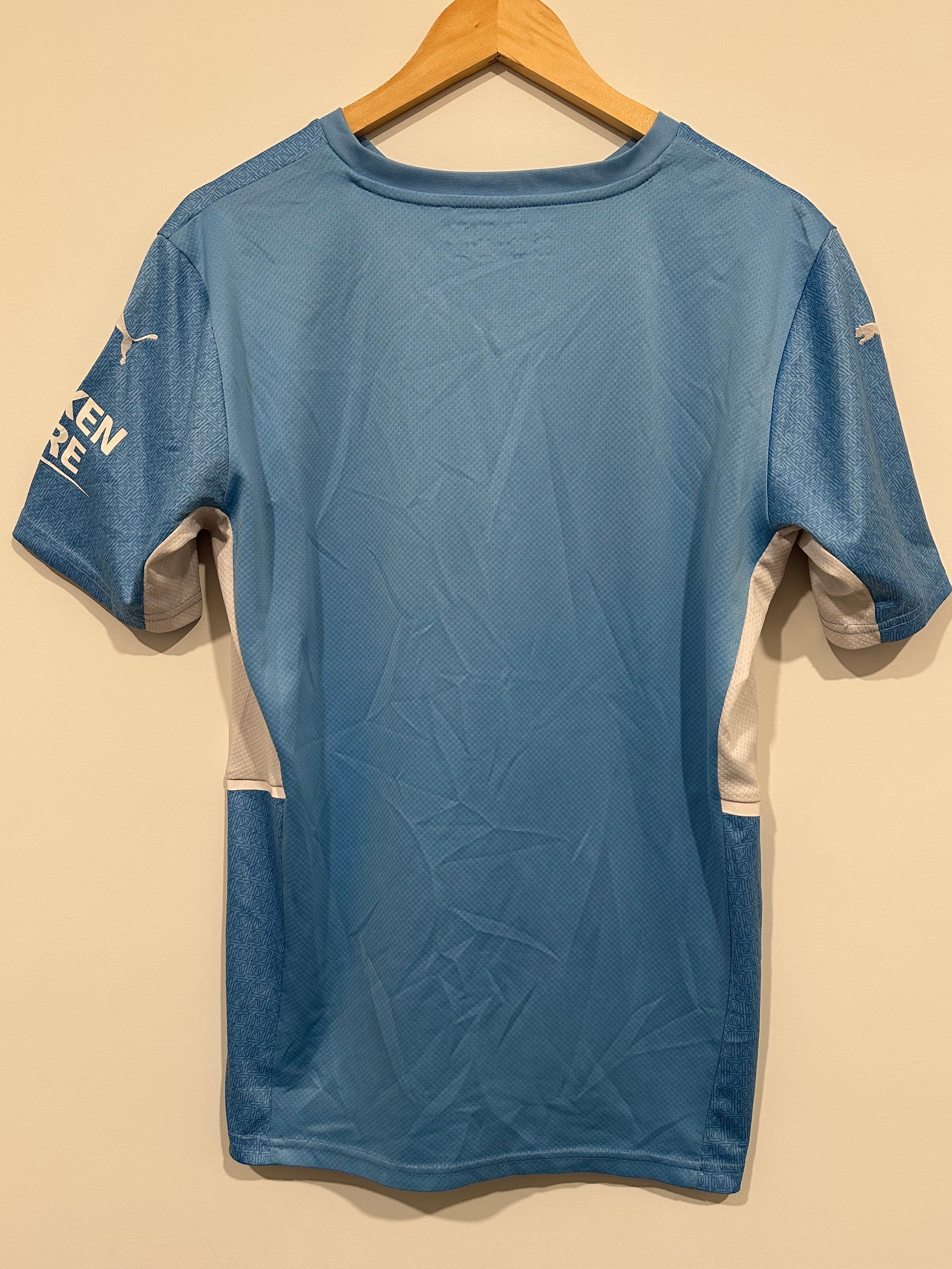 Manchester City 2021-22 Home Soccer Jersey (M)