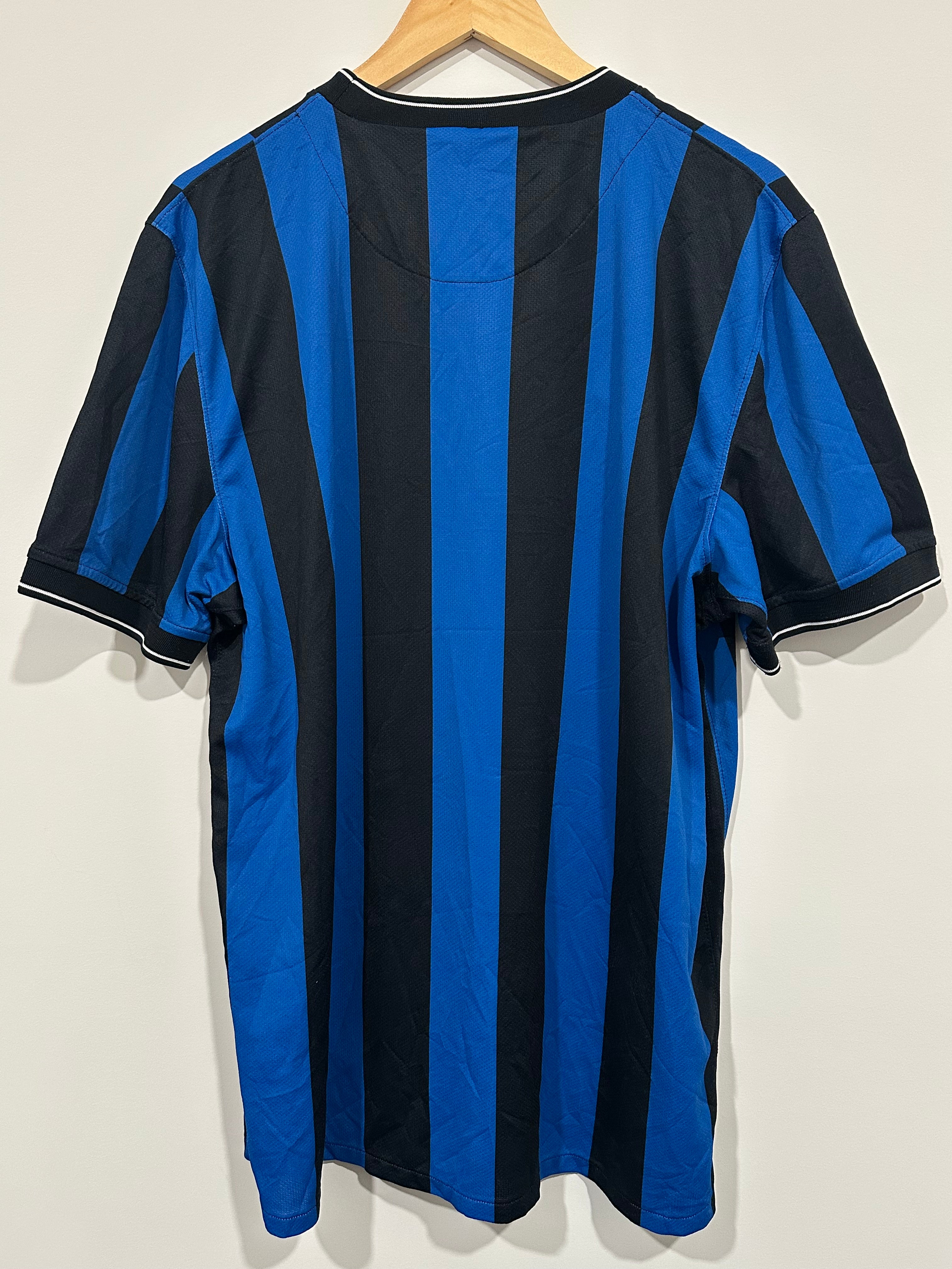 Inter Milan 2009-10 Home Soccer Jersey (XL)