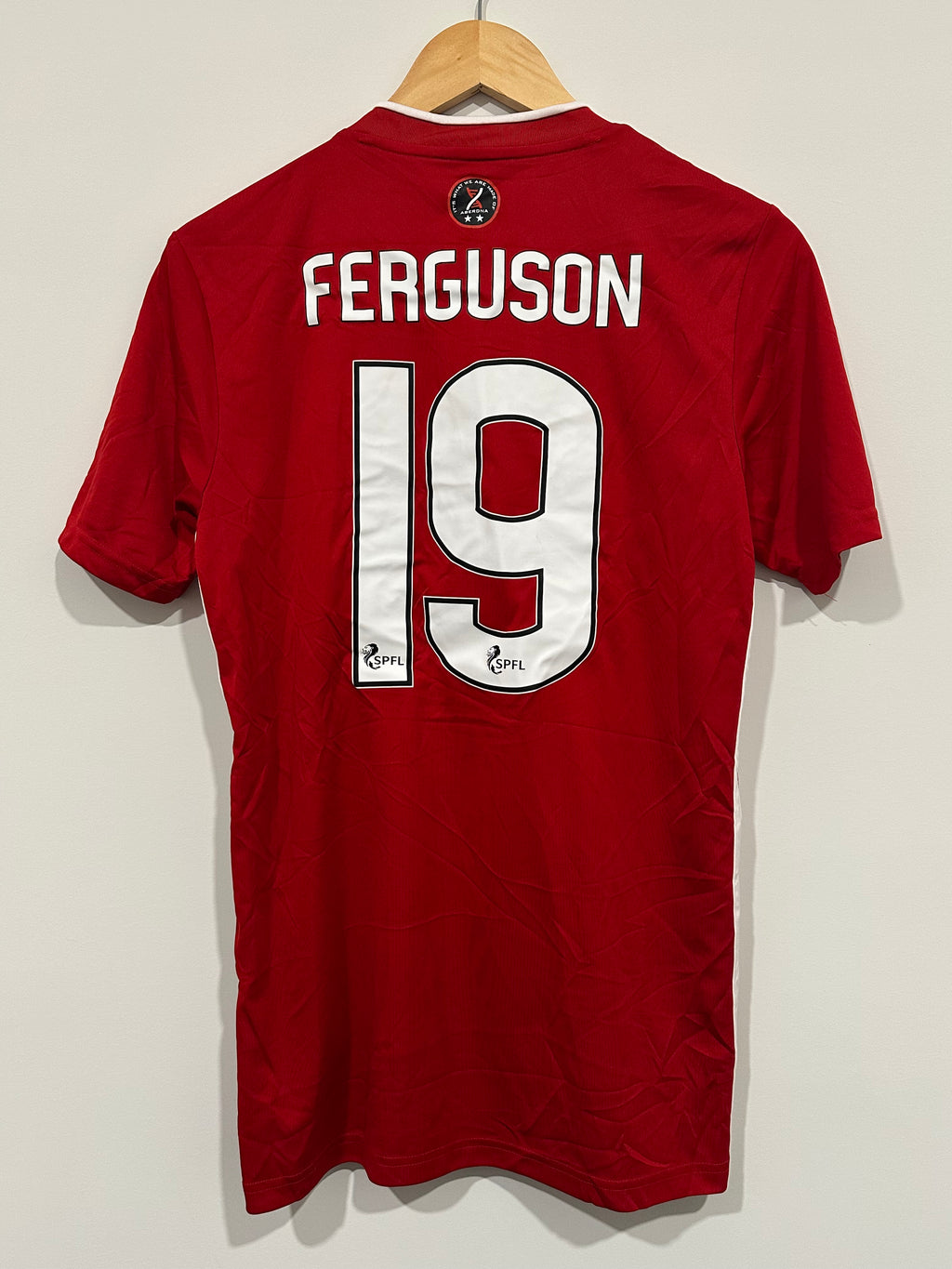 Aberdeen 2019-20 Home Soccer Jersey Ferguson #19 (S)
