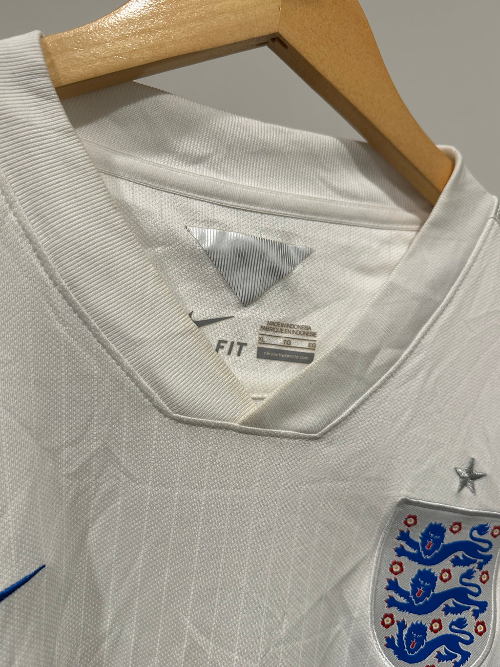 England 2014-15 Home Soccer Jersey "Brazil" (XL)