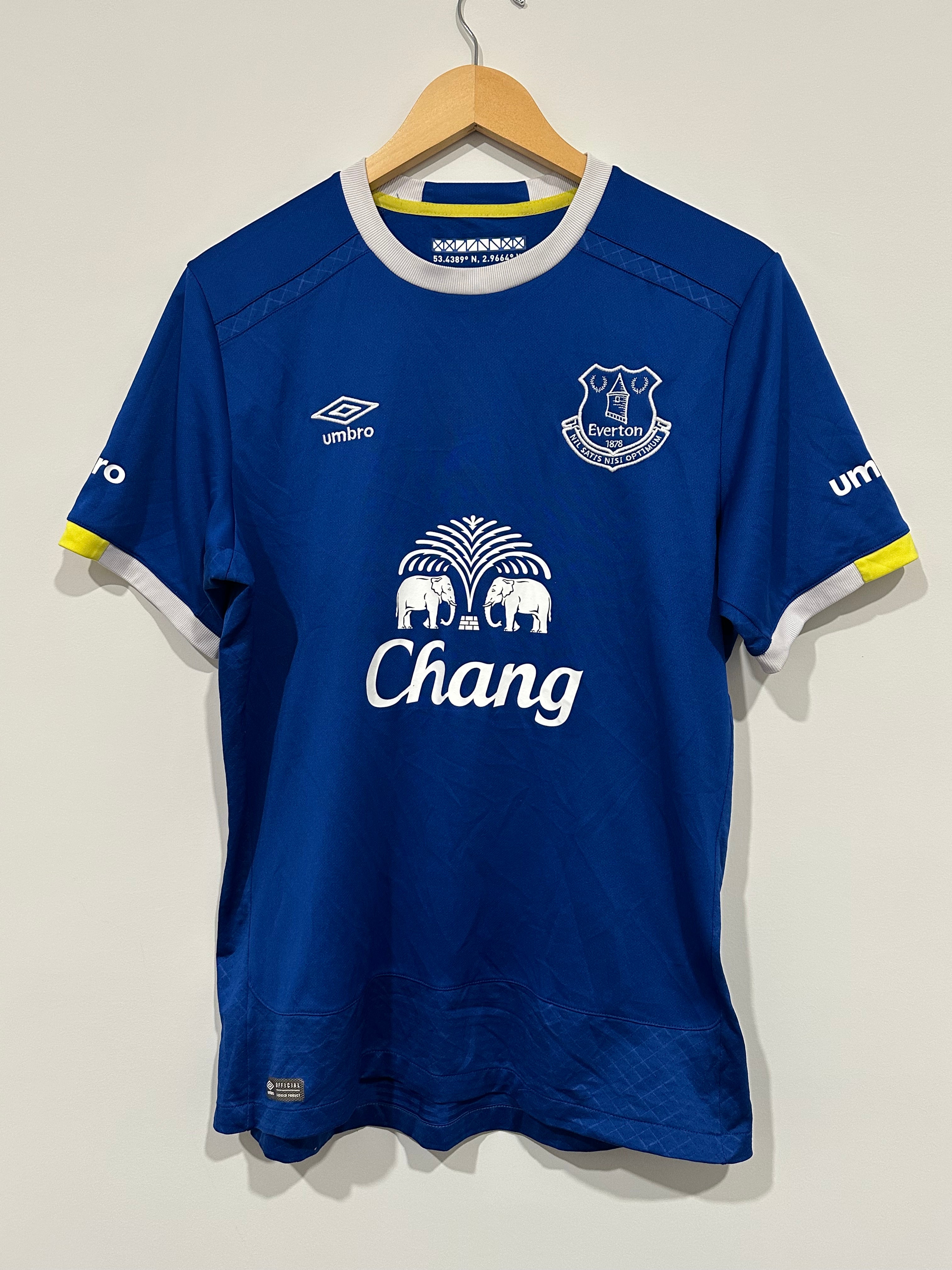 Everton 2016-17 Home Soccer Jersey (M)