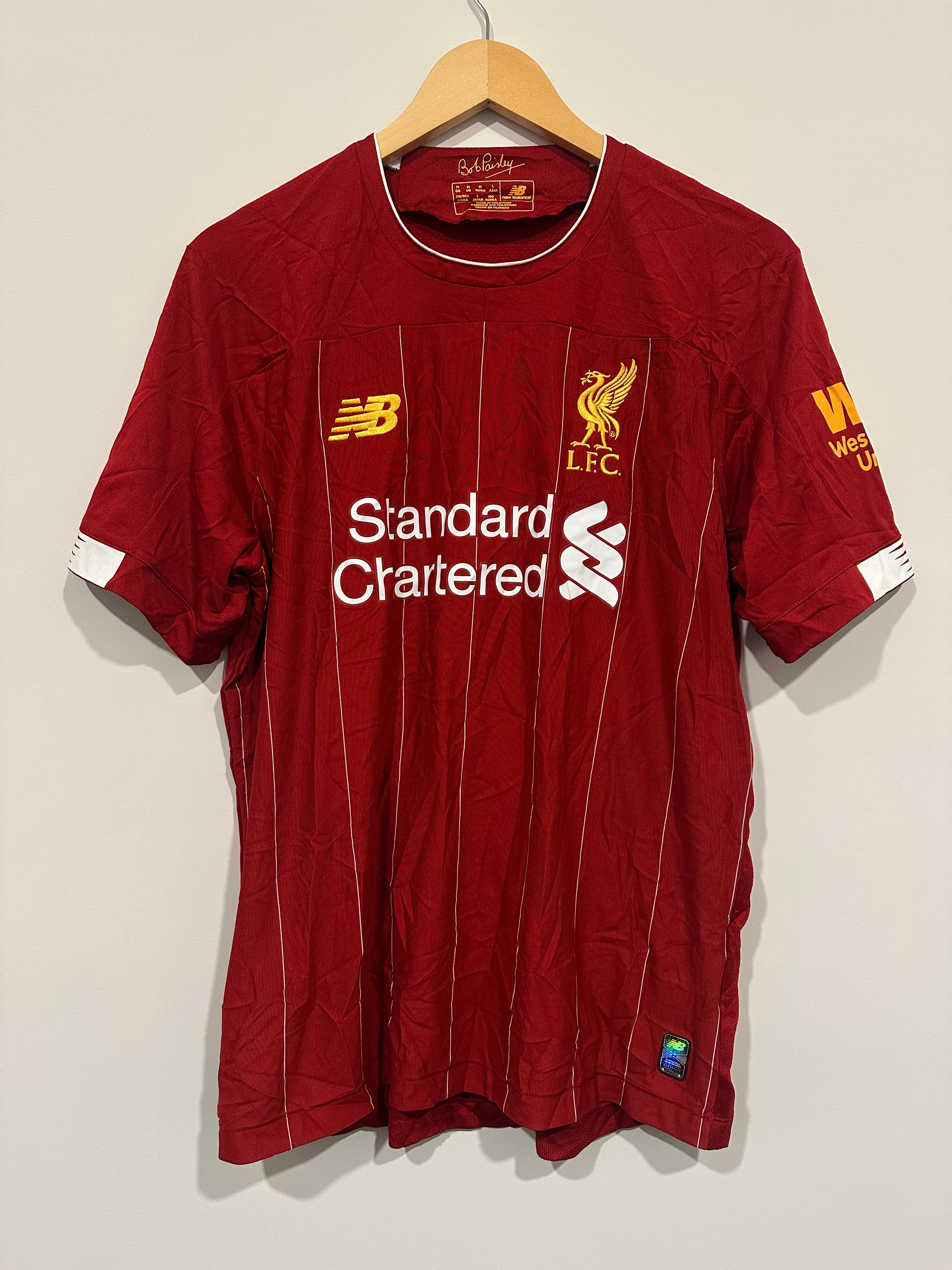 Liverpool 2019-20 Home Soccer Jersey Salah #11 (M)