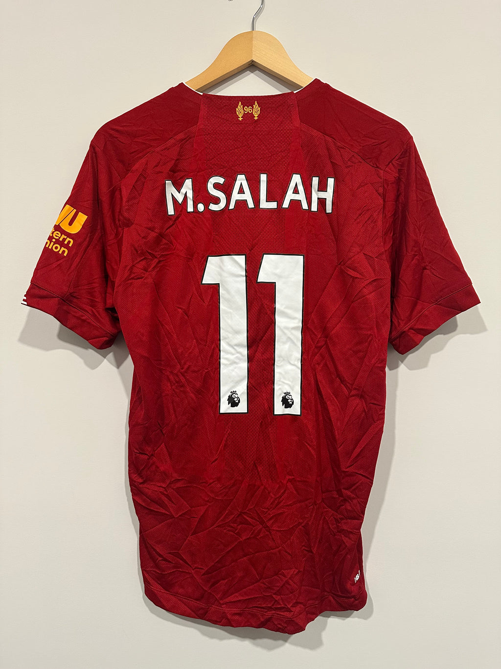 Liverpool 2019-20 Home Soccer Jersey Salah #11 (M)