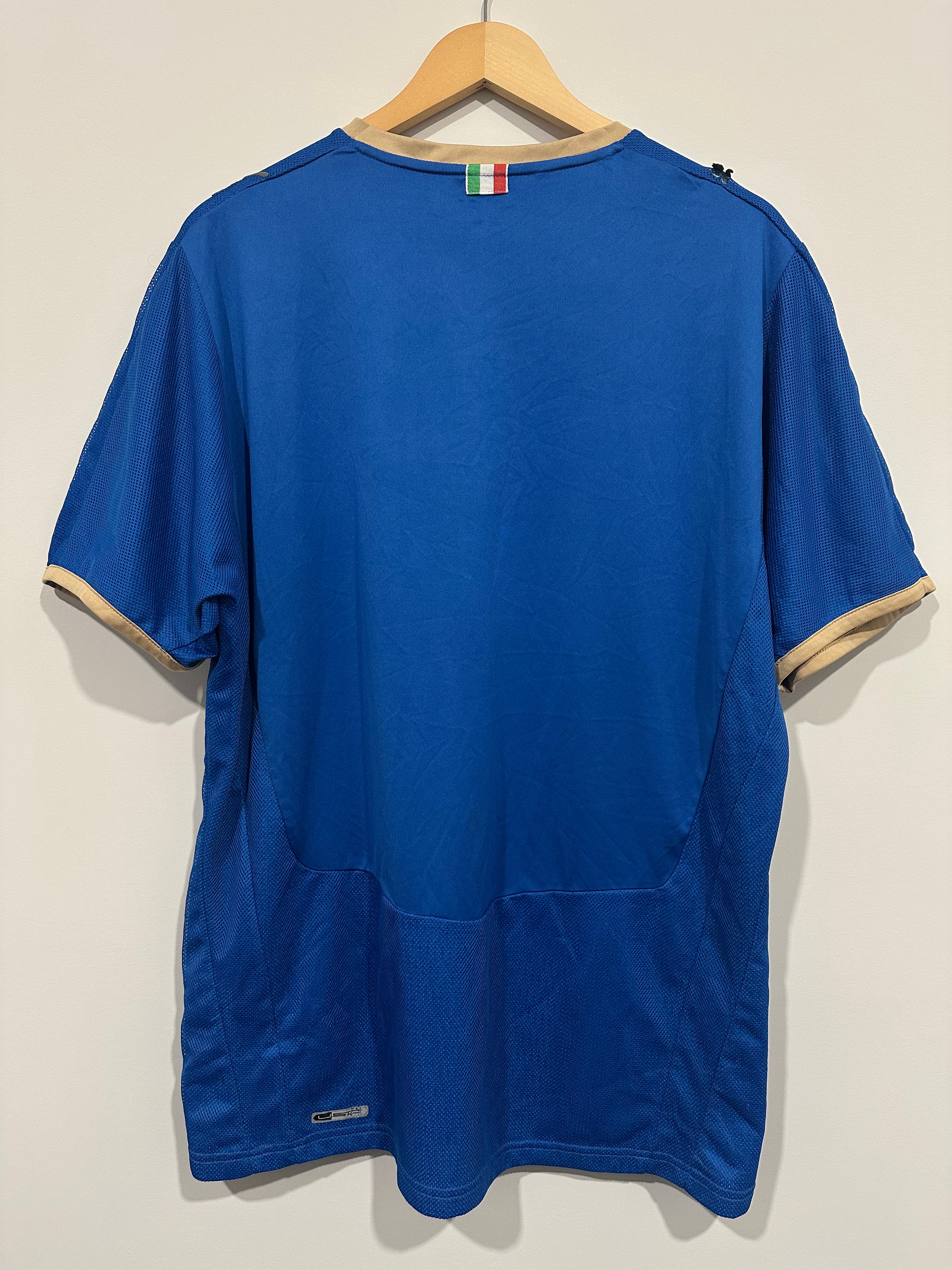 Italy 2008-09 Home Soccer Jersey (XL)