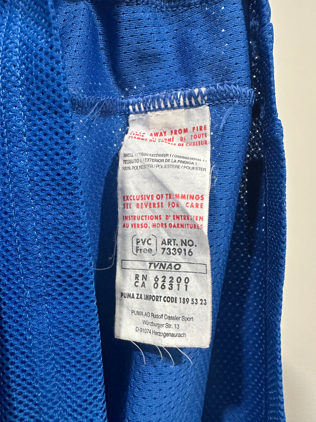 Italy 2008-09 Home Soccer Jersey (XL)