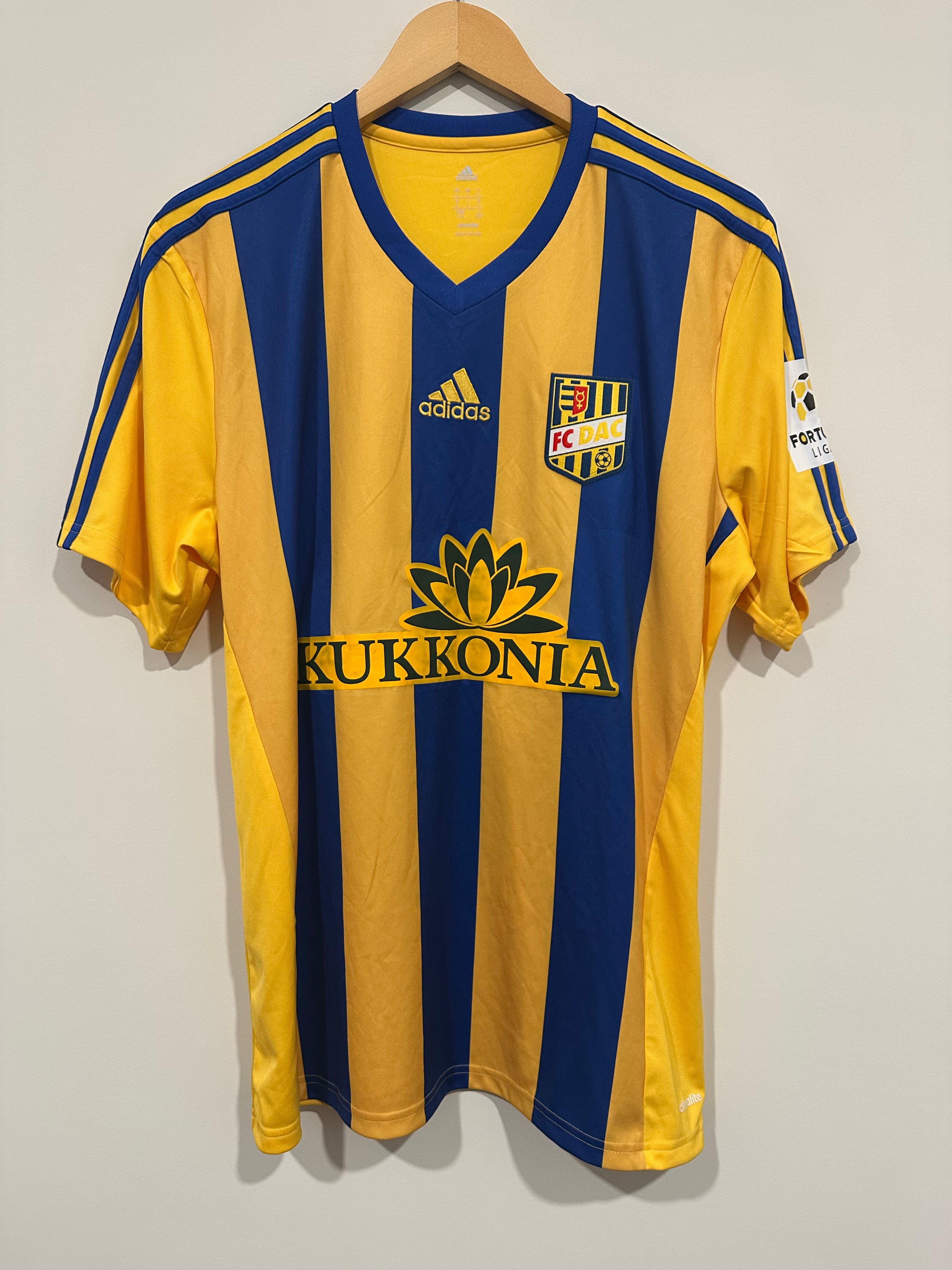 DAC Dunajská Streda 2014-15 Home Soccer Jersey Antunović #15 (L)