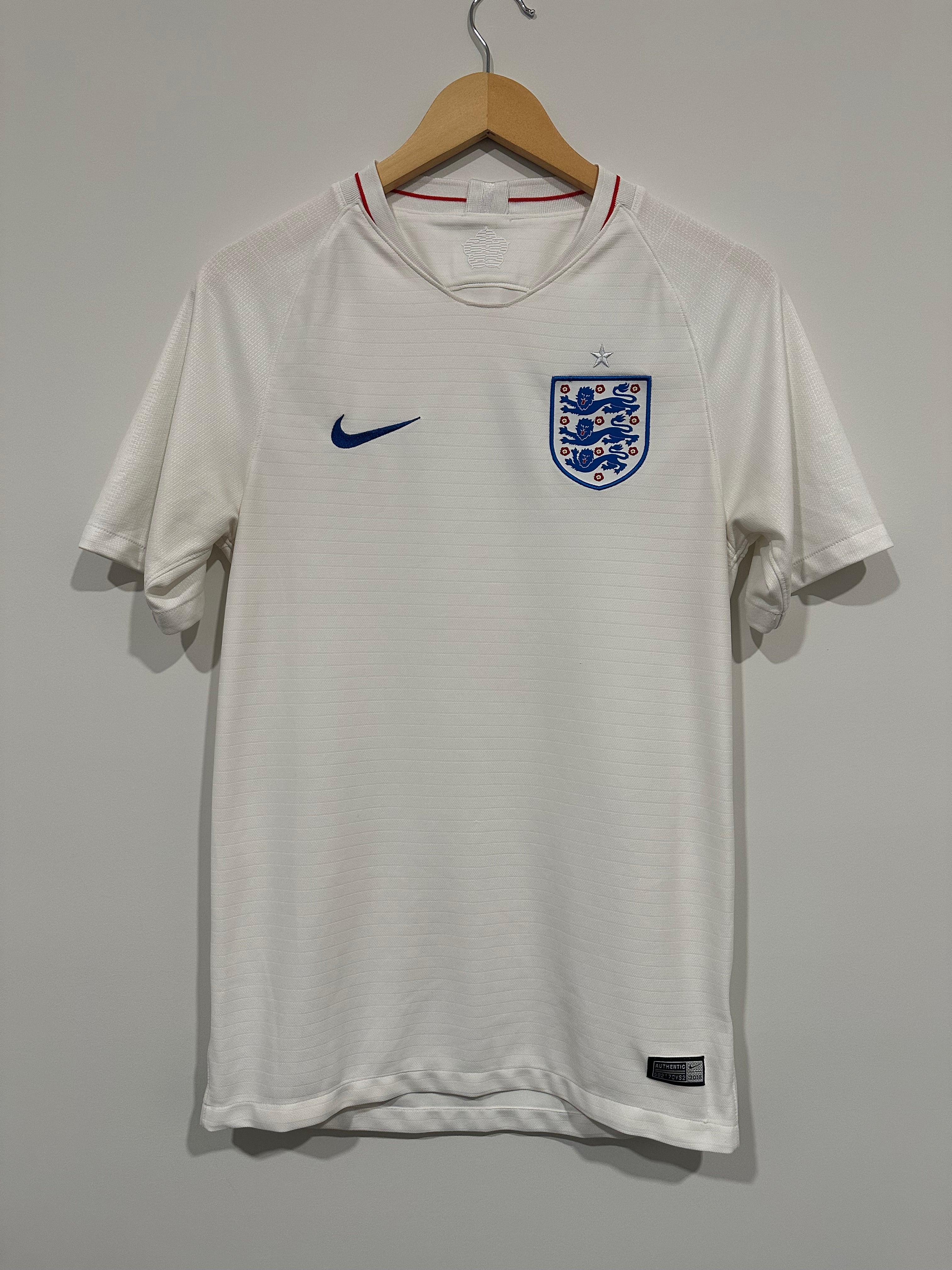 England 2018-19 Home Soccer Jersey (S)