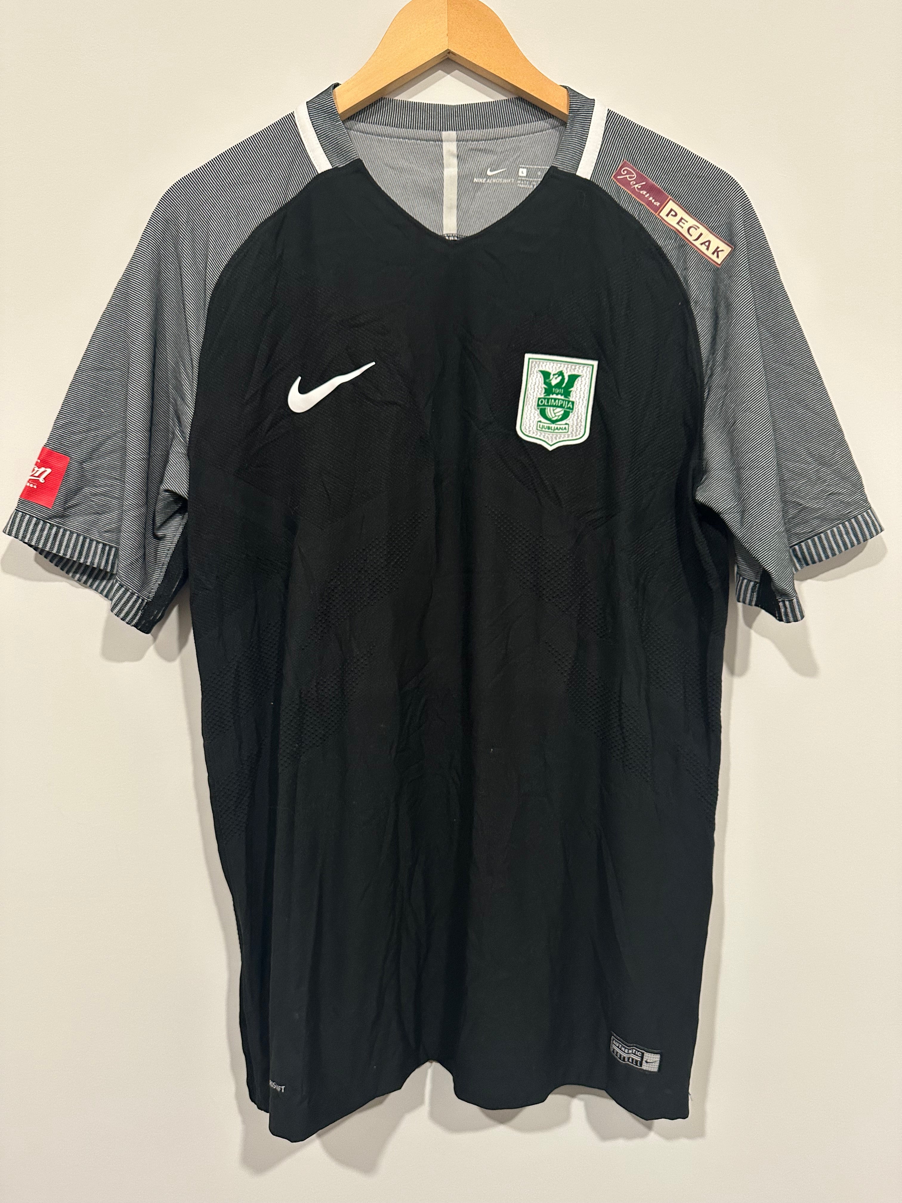 Olimpija Ljubljana 2017-18 Third Soccer Jersey Branko Ilić #30 Authentic Version (L)