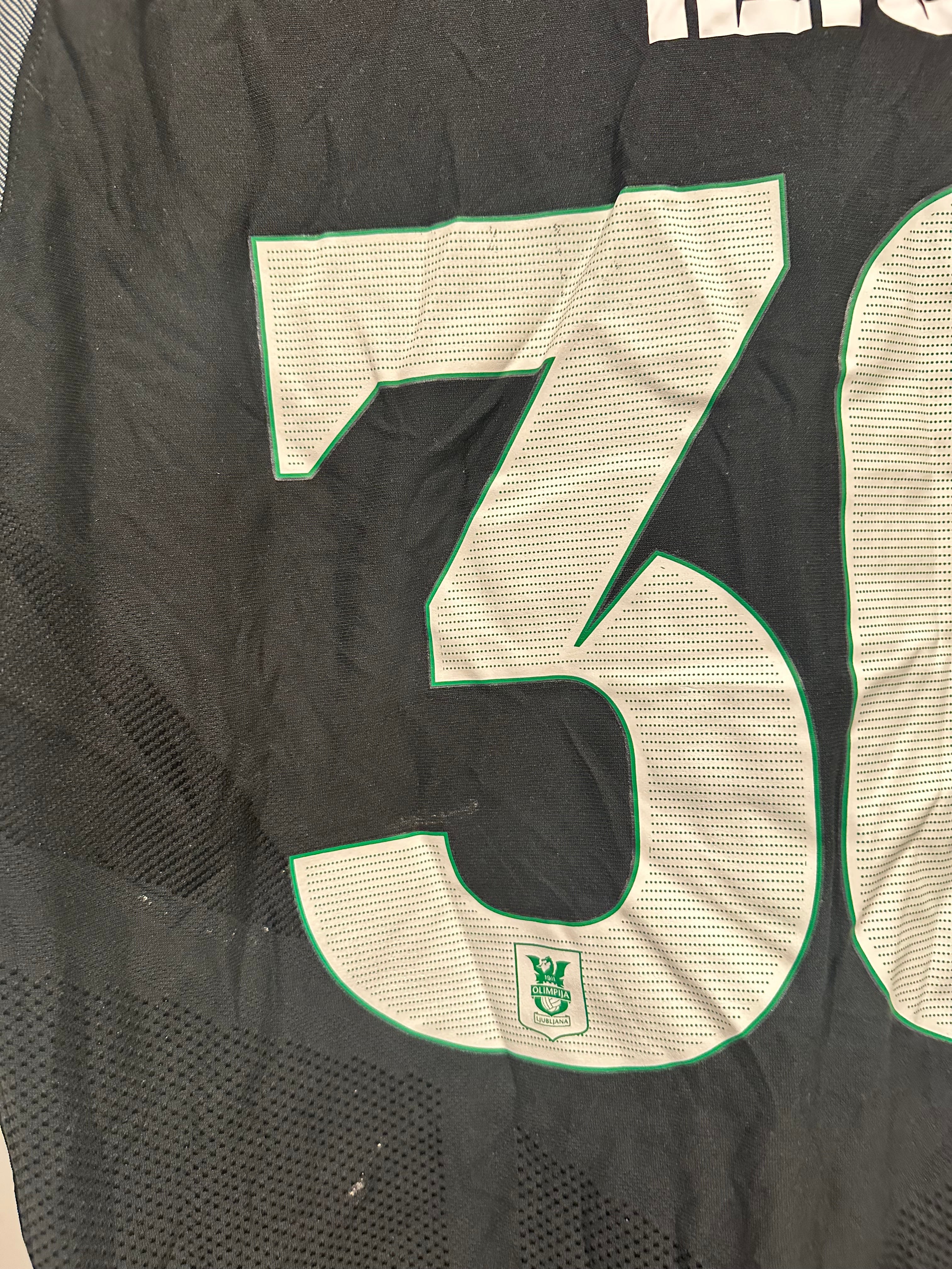 Olimpija Ljubljana 2017-18 Third Soccer Jersey Branko Ilić #30 Authentic Version (L)