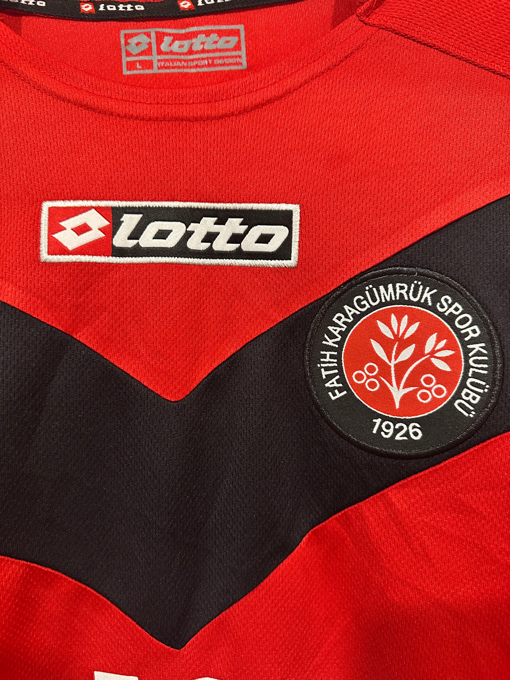 Fatih Karagümrük 2014-15 Away Soccer Jersey Oban Bebek #12 (L)