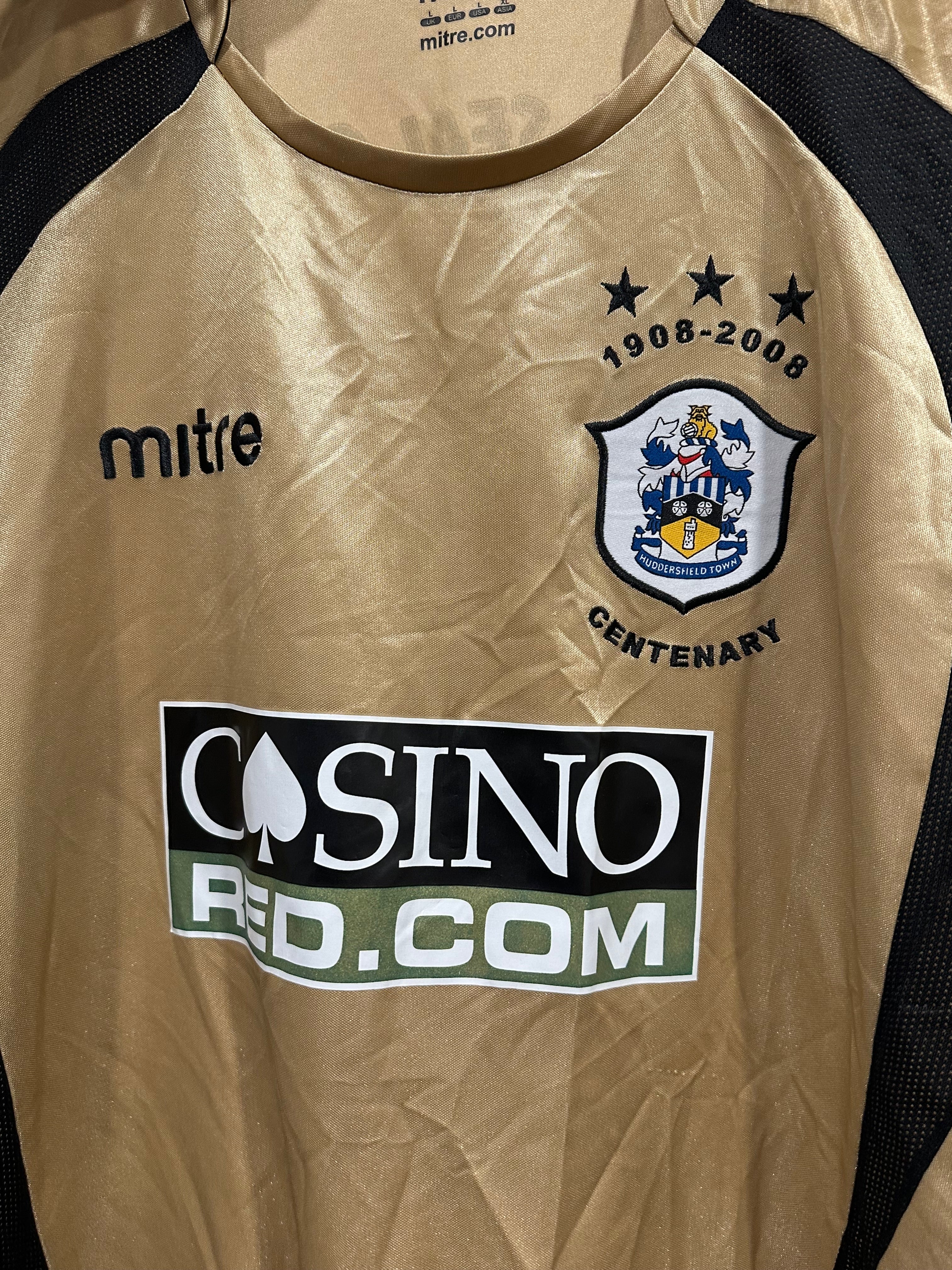 Huddersfield Town 2008-09 Away Soccer Jersey (L)