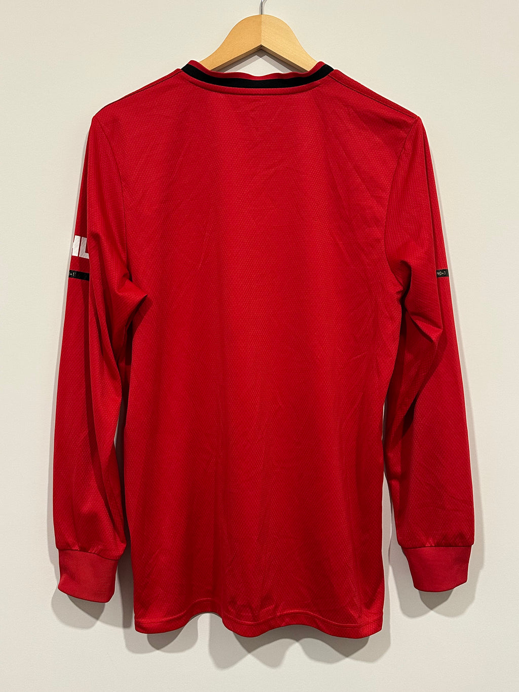 Manchester United 2019-20 Home Long Sleeve Soccer Jersey (L)