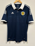 Scotland 2012-14 Home Soccer Jersey (L)