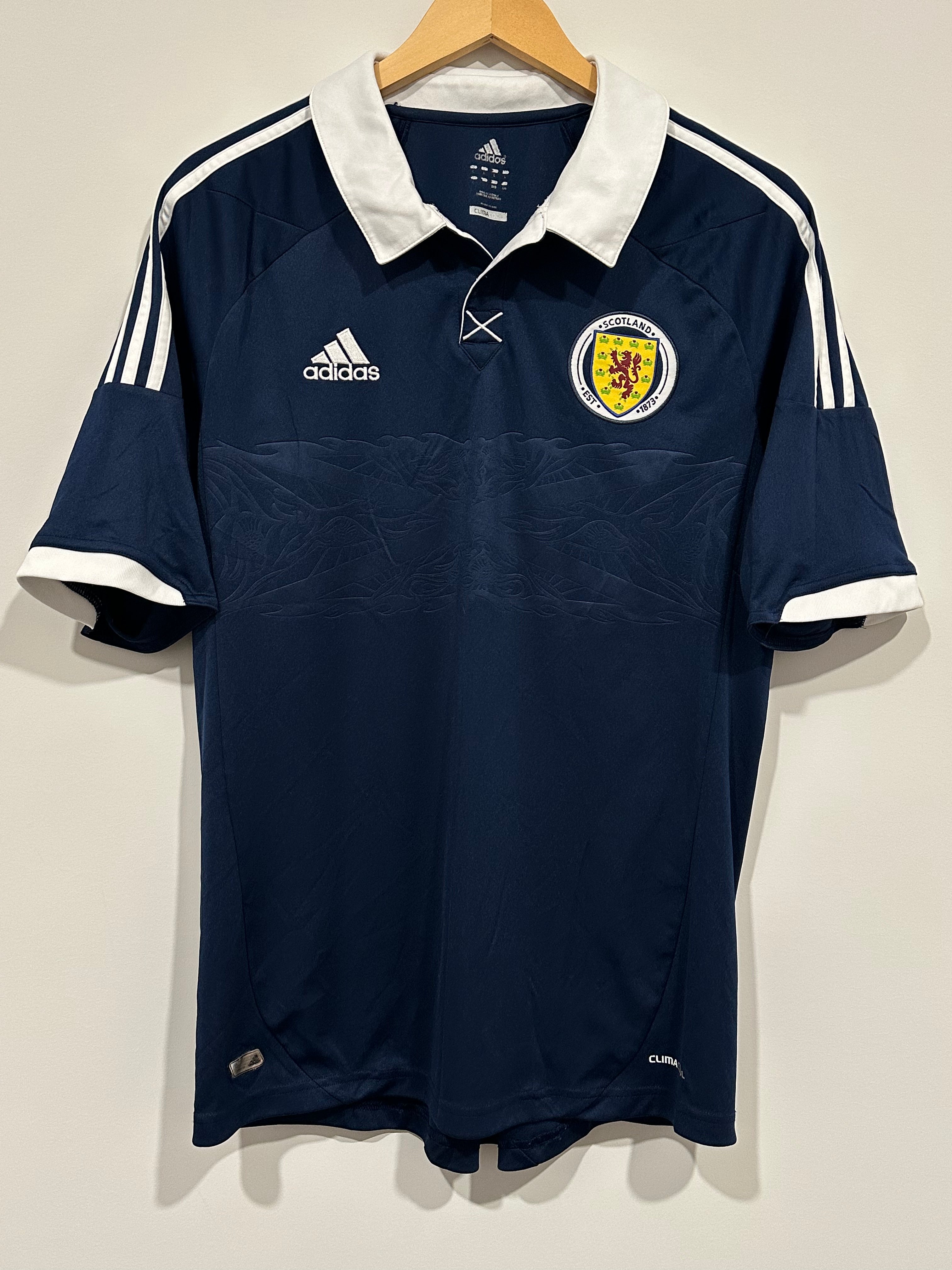 Scotland 2012-14 Home Soccer Jersey (L)