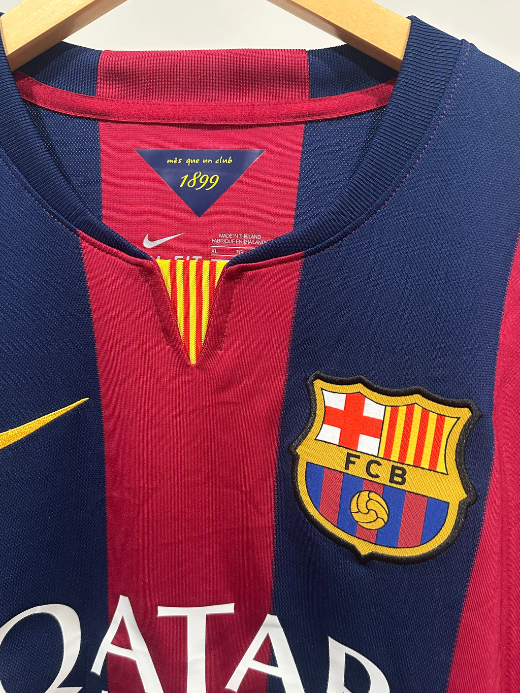 FC Barcelona 2014-15 Home Soccer Jersey Messi #10 (XL)