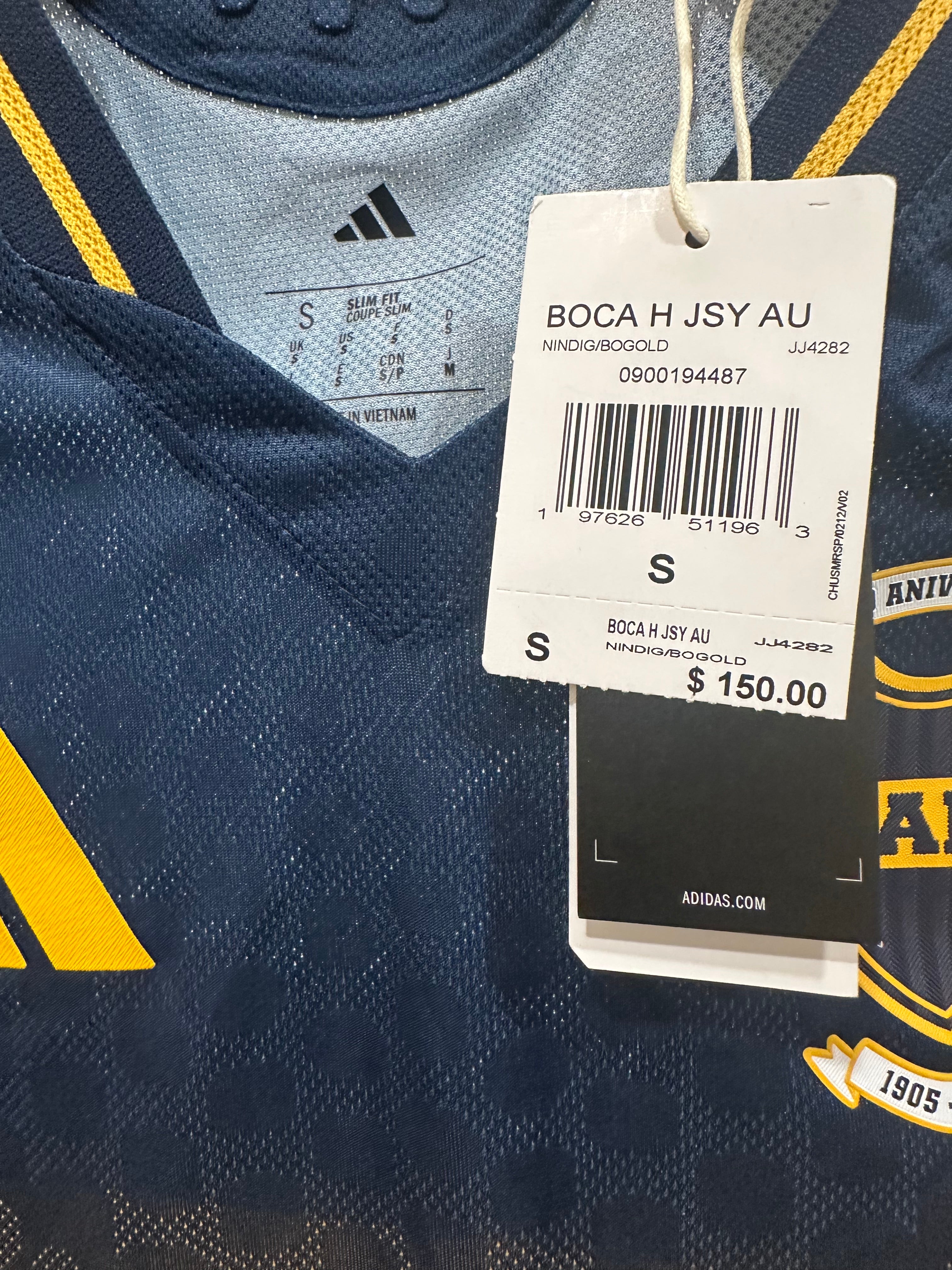Boca Juniors 2025-26 Home Soccer Jersey Authentic Version (S) NWT