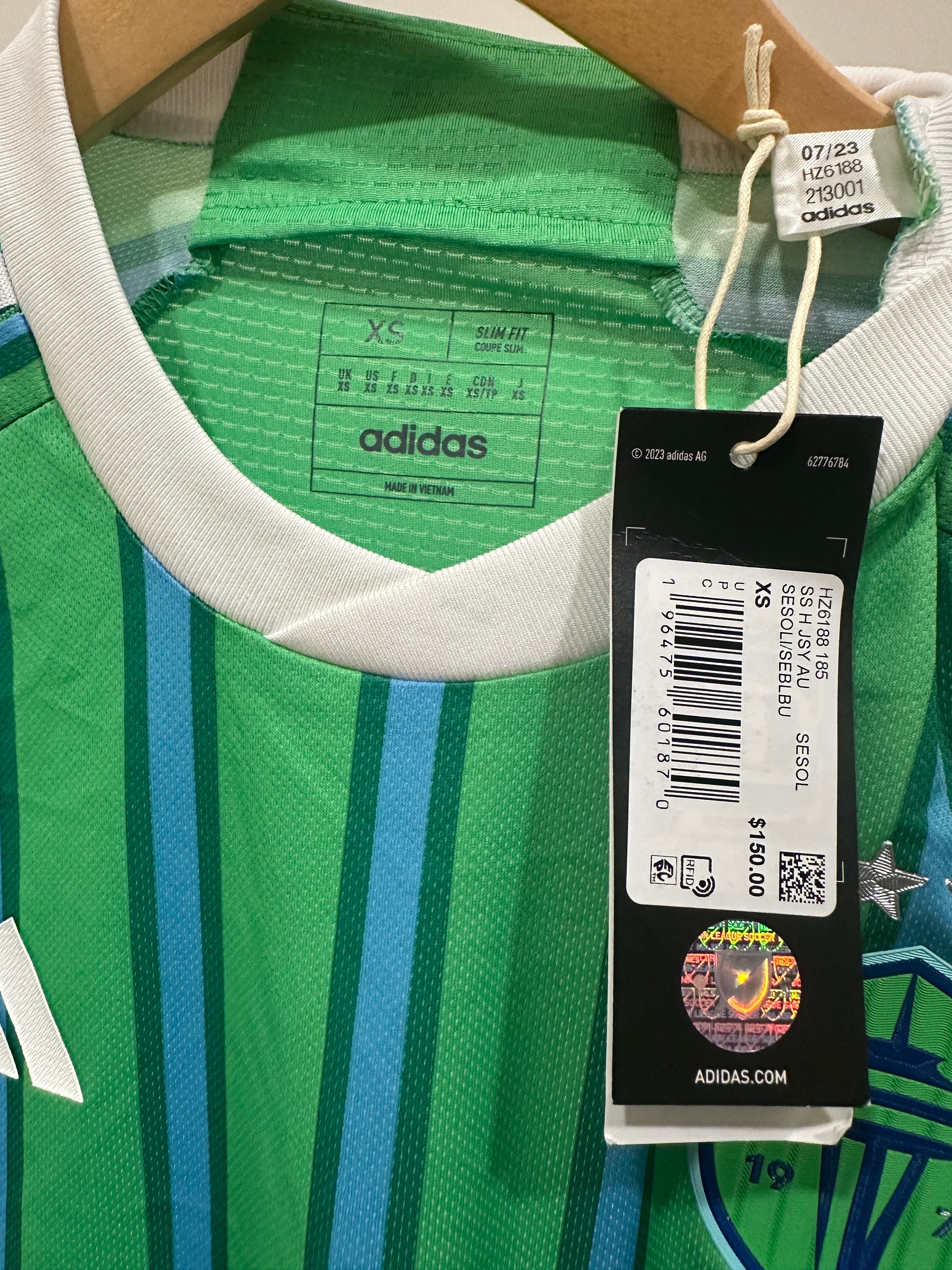 Seattle Sounders 2024-25 Home Soccer Jersey Authentic Version (XS) NWT