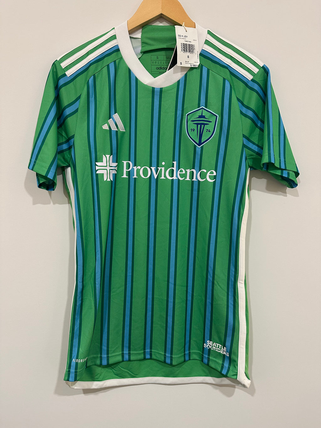 Seattle Sounders 2024-25 Home Soccer Jersey (S) NWT