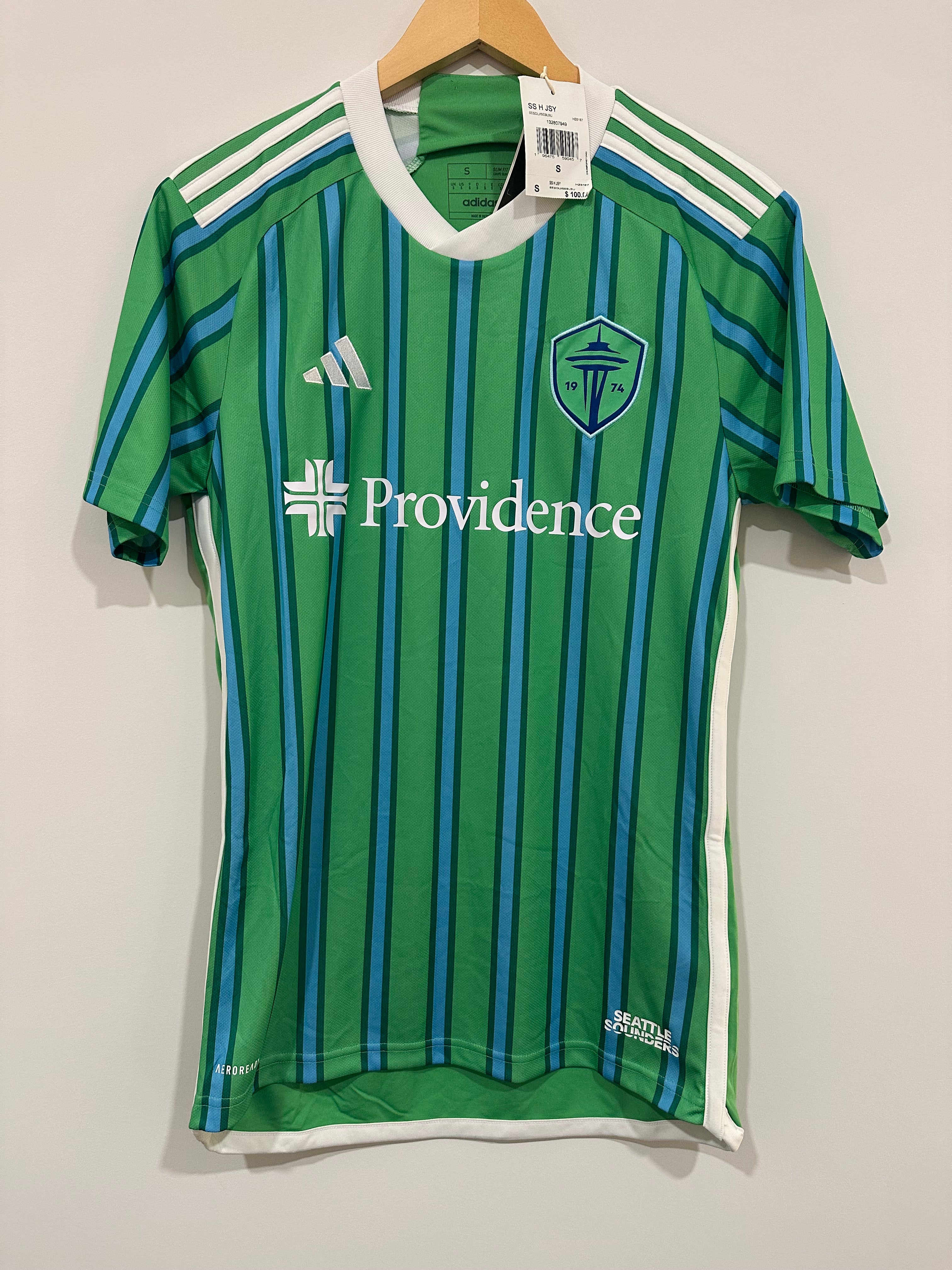 Seattle Sounders 2024-25 Home Soccer Jersey (S) NWT