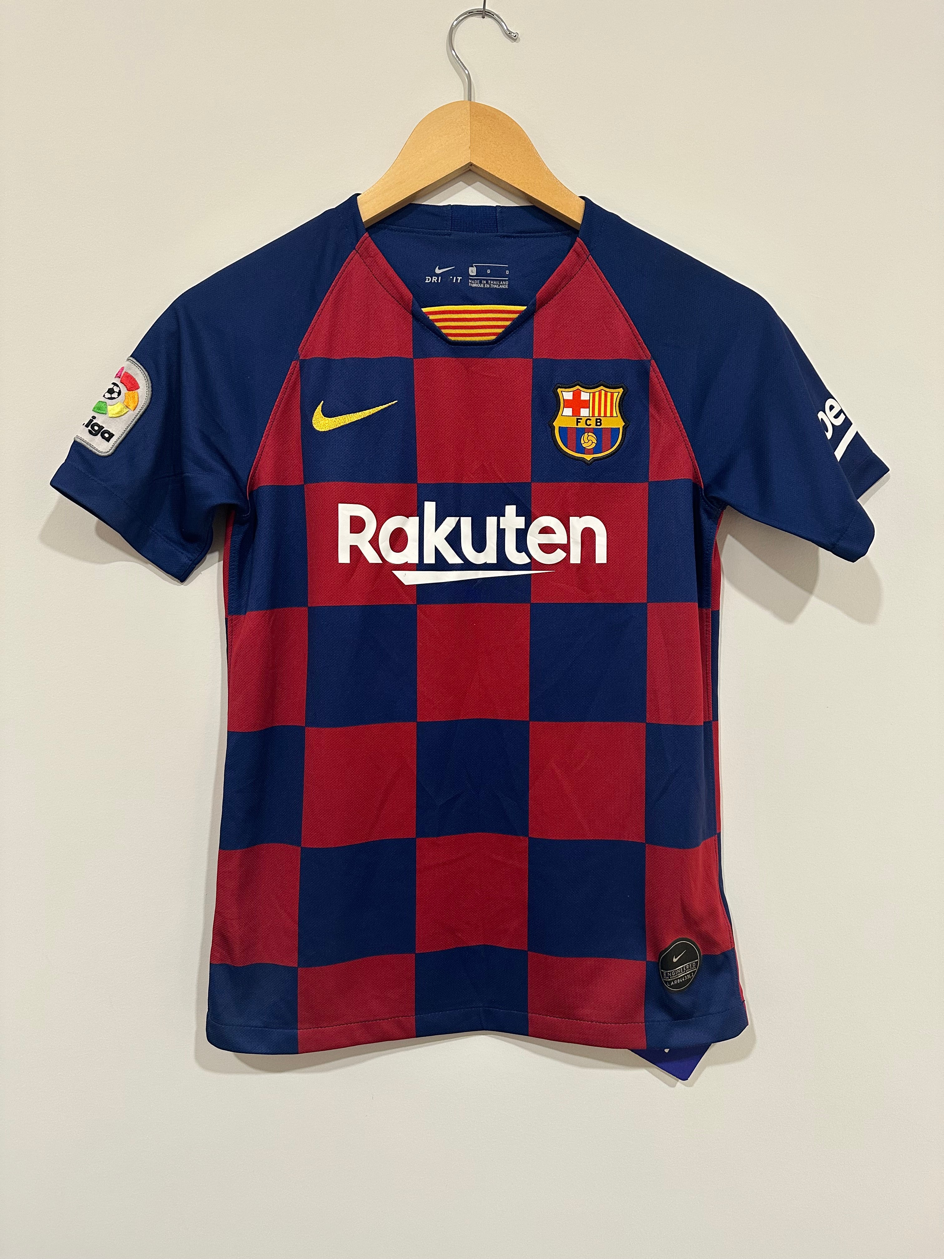 FC Barcelona 2019-20 Home Soccer Jersey (YL)