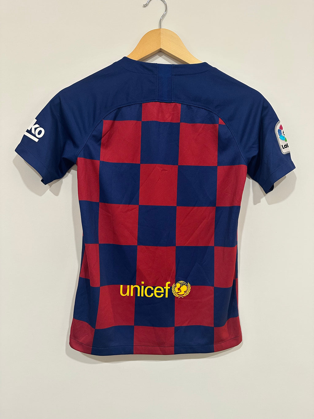 FC Barcelona 2019-20 Home Soccer Jersey (YL)