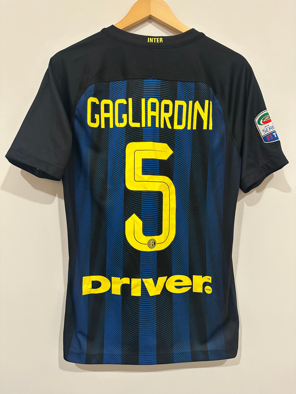 Inter Milan 2016-17 Home Soccer Jersey Gagliardini #5 (S)