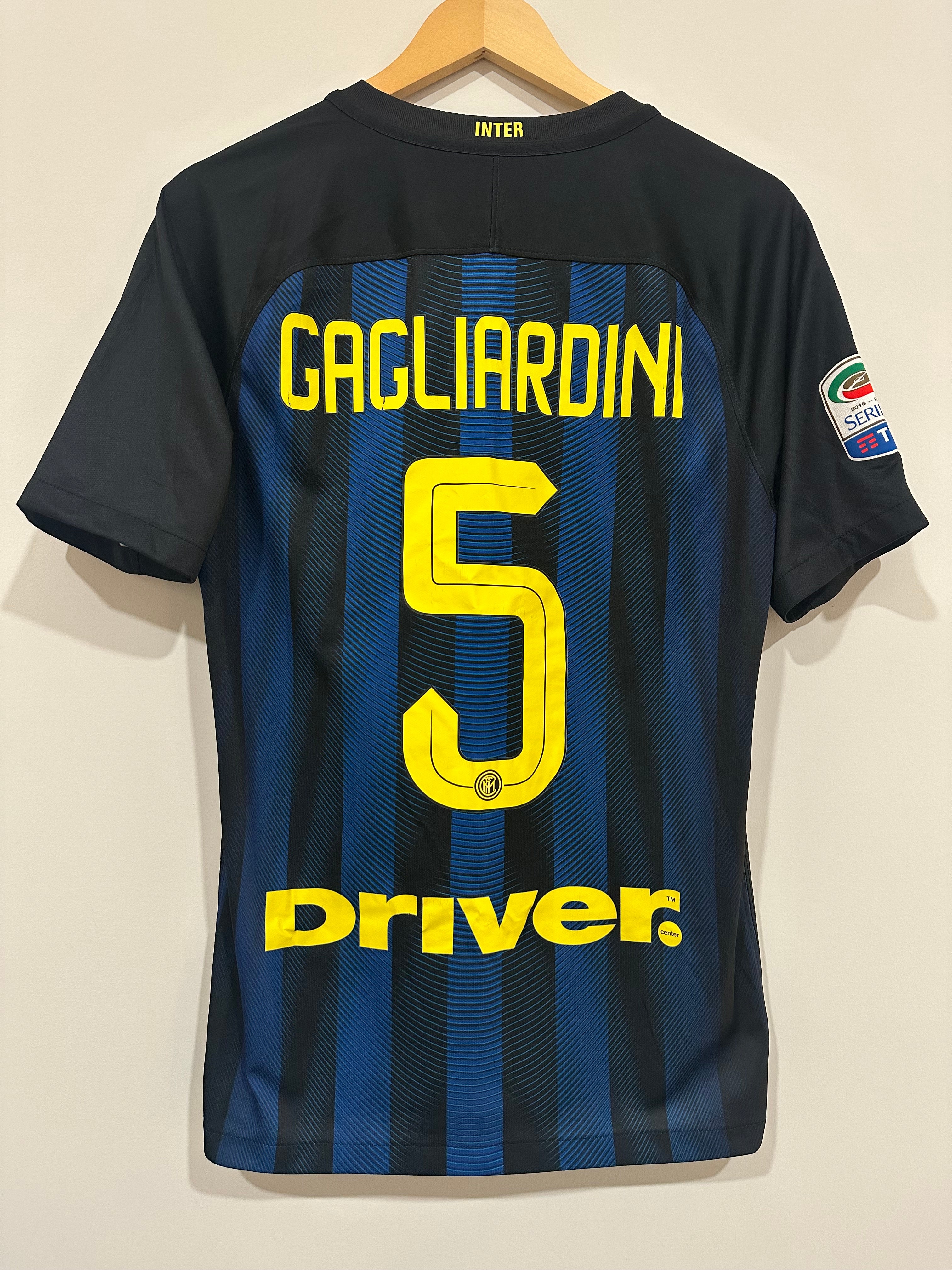 Inter Milan 2016-17 Home Soccer Jersey Gagliardini #5 (S)