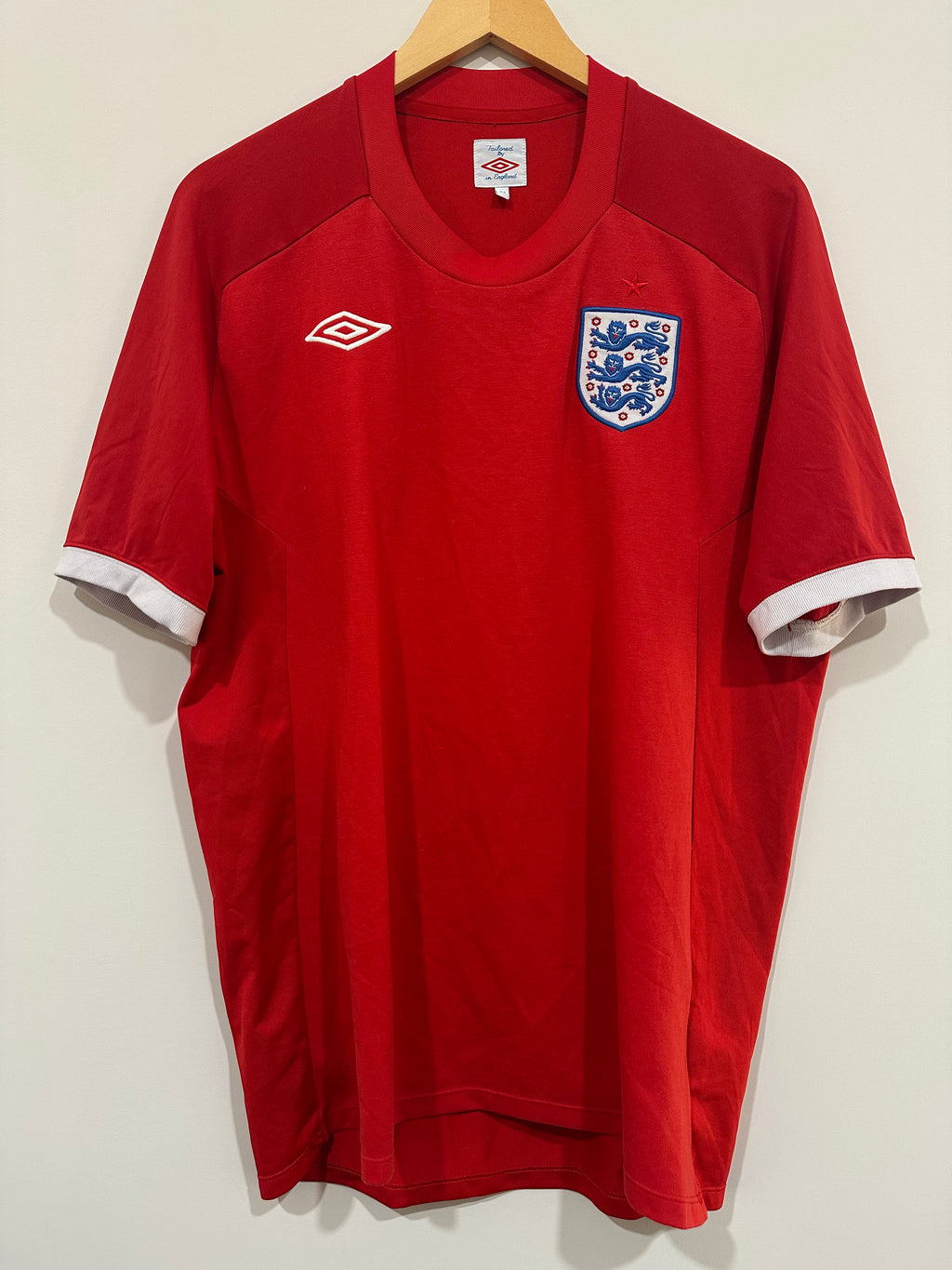 England 2010-11 Away Soccer Jersey (L)