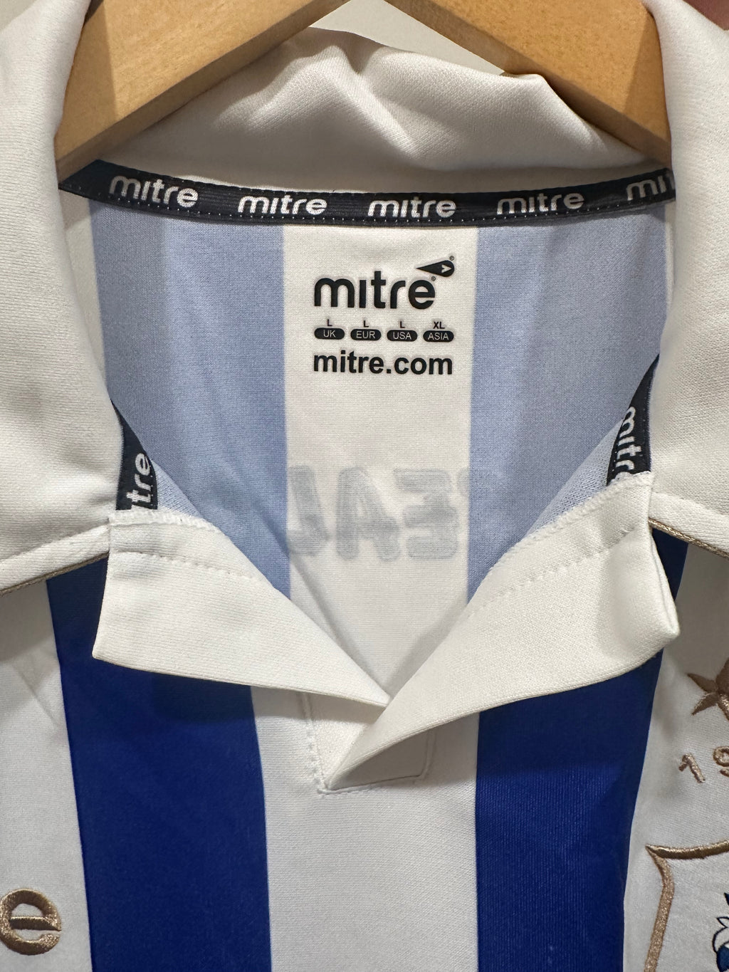 Huddersfield Town 2008-09 Home (Centenary) Soccer Jersey (L)