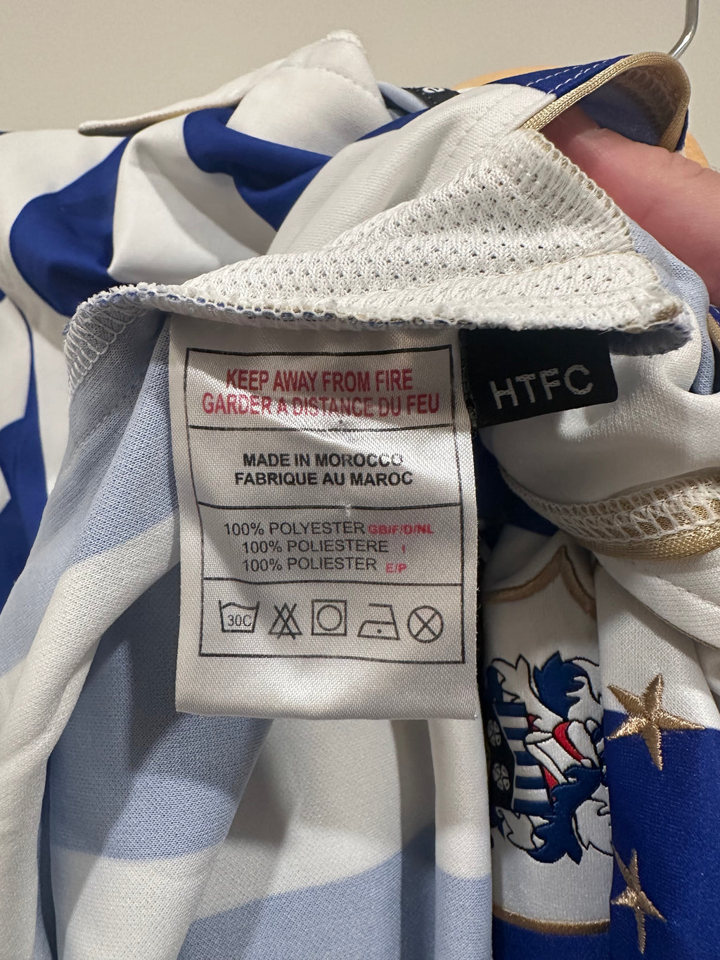 Huddersfield Town 2008-09 Home (Centenary) Soccer Jersey (L)