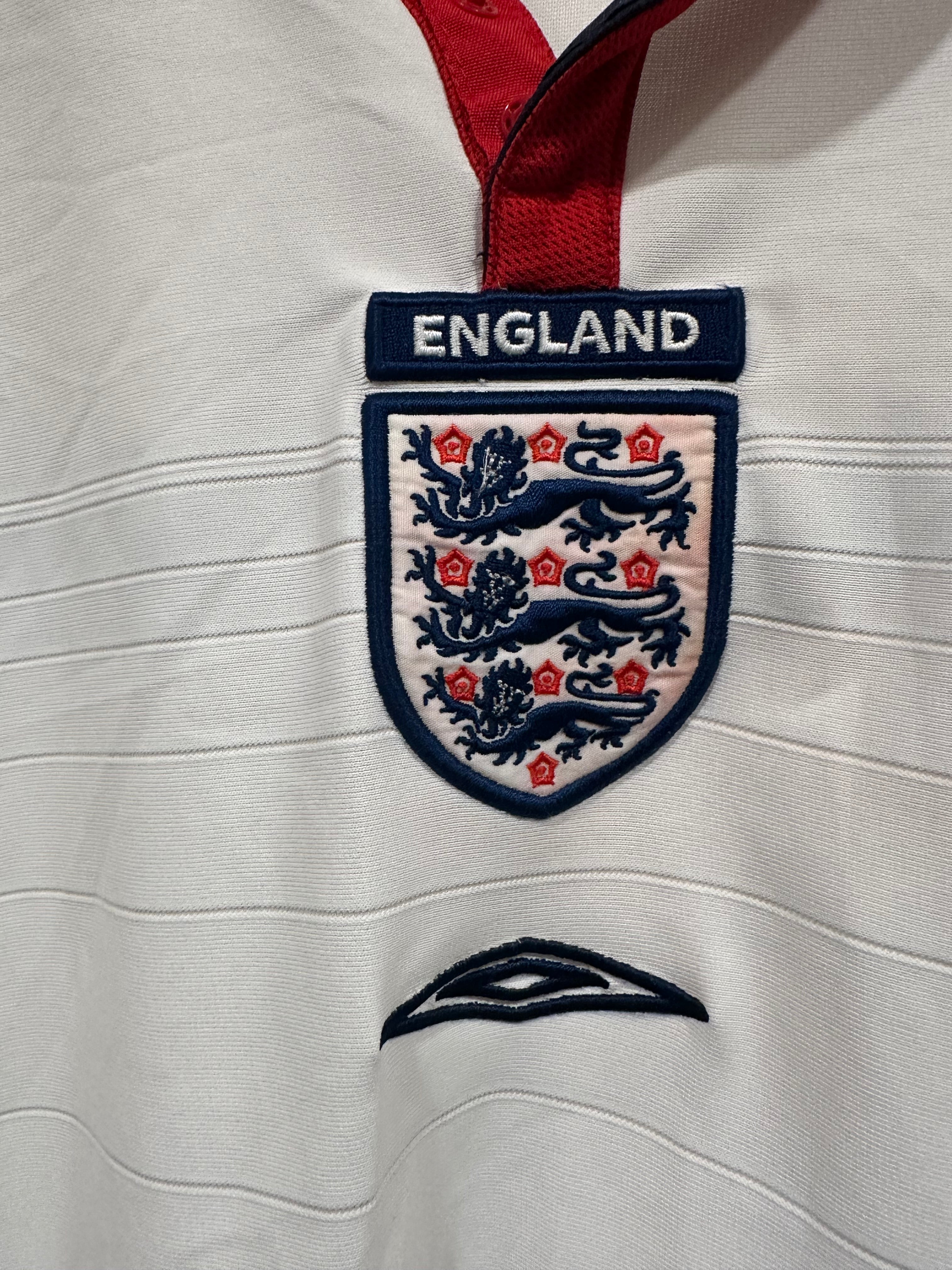 England 2003-05 Home Soccer Jersey (L)